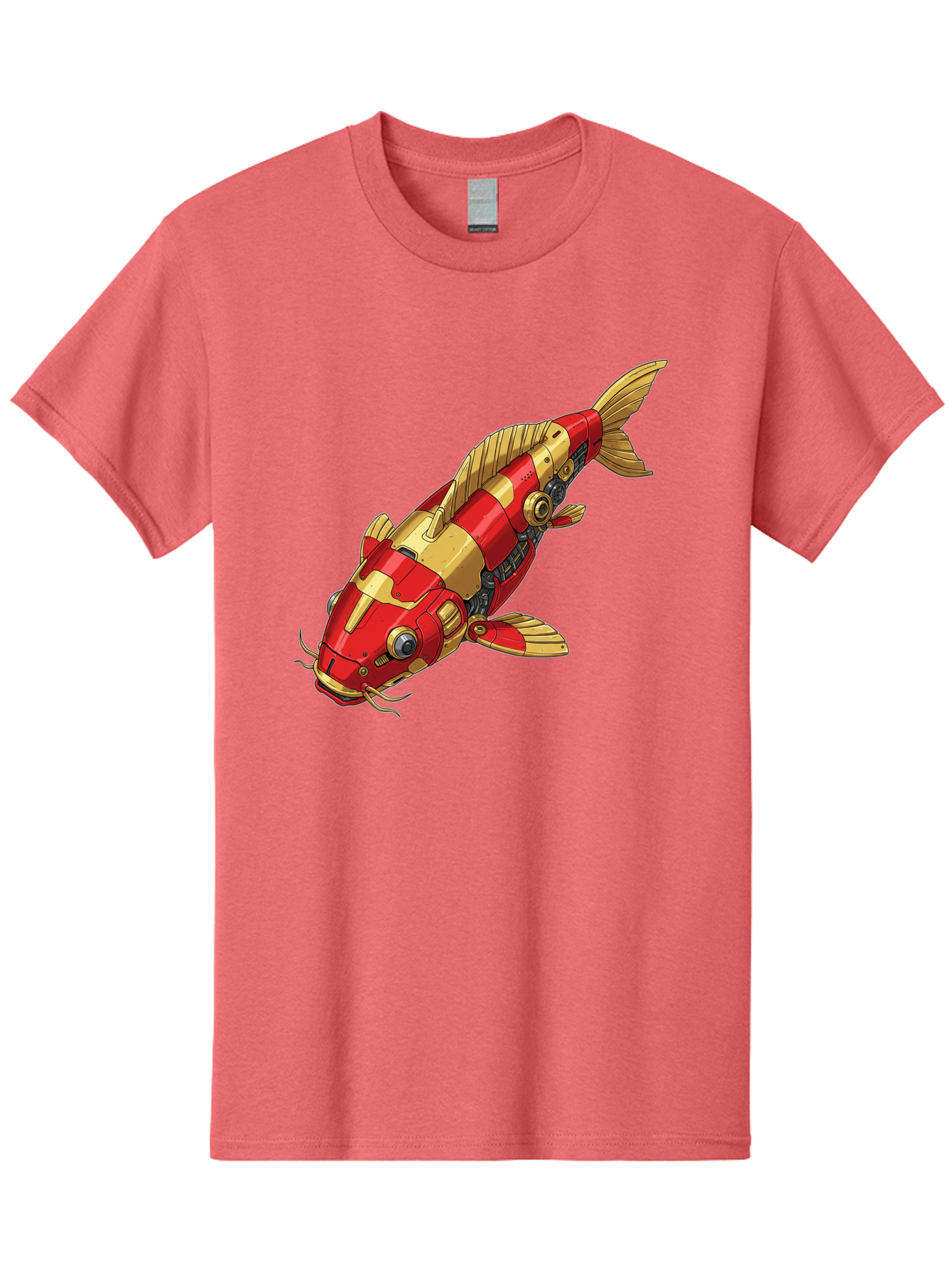 Koi-Fish-Robot Men'S Graphic Tee, 100% Cotton, Comfortable Casual Summer Wear, Machine Washable, Vintage Camera, Old Camera, Antique Camera, Black Camera, Classic Photography, Photography Equipment, Nostalgic Device, Film Camera, Camera Art Baf173