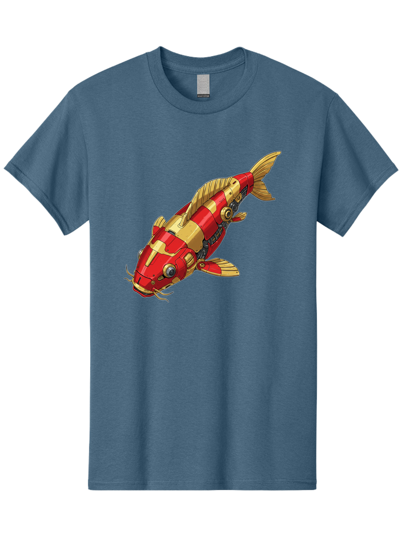 Koi-Fish-Robot Men'S Graphic Tee, 100% Cotton, Comfortable Casual Summer Wear, Machine Washable, Vintage Camera, Old Camera, Antique Camera, Black Camera, Classic Photography, Photography Equipment, Nostalgic Device, Film Camera, Camera Art Baf173