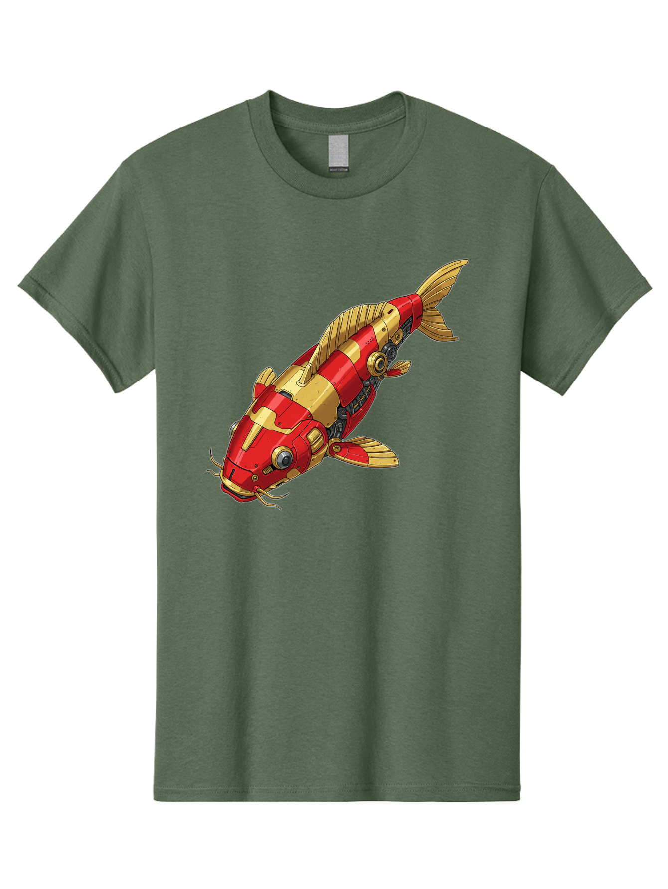 Koi-Fish-Robot Men'S Graphic Tee, 100% Cotton, Comfortable Casual Summer Wear, Machine Washable, Vintage Camera, Old Camera, Antique Camera, Black Camera, Classic Photography, Photography Equipment, Nostalgic Device, Film Camera, Camera Art Baf173