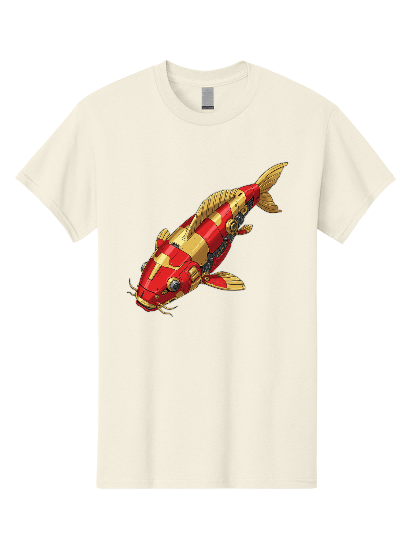Koi-Fish-Robot Men'S Graphic Tee, 100% Cotton, Comfortable Casual Summer Wear, Machine Washable, Vintage Camera, Old Camera, Antique Camera, Black Camera, Classic Photography, Photography Equipment, Nostalgic Device, Film Camera, Camera Art Baf173