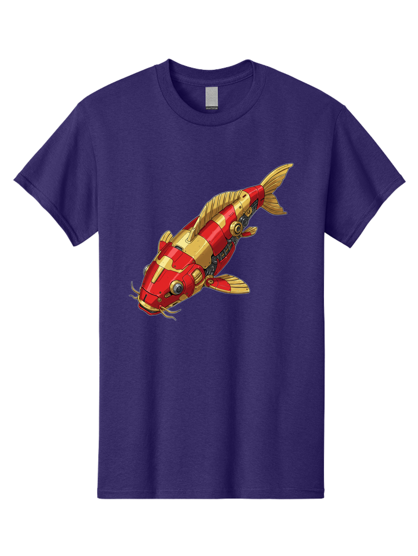Koi-Fish-Robot Men'S Graphic Tee, 100% Cotton, Comfortable Casual Summer Wear, Machine Washable, Vintage Camera, Old Camera, Antique Camera, Black Camera, Classic Photography, Photography Equipment, Nostalgic Device, Film Camera, Camera Art Baf173