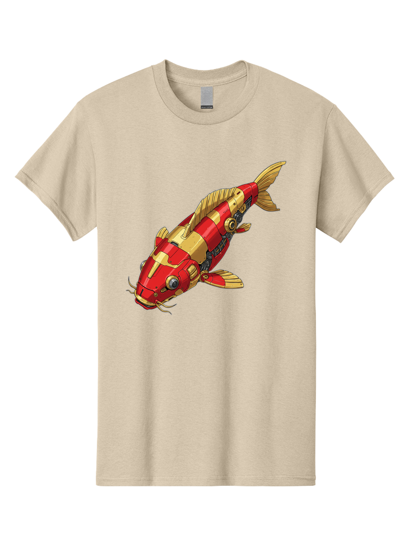 Koi-Fish-Robot Men'S Graphic Tee, 100% Cotton, Comfortable Casual Summer Wear, Machine Washable, Vintage Camera, Old Camera, Antique Camera, Black Camera, Classic Photography, Photography Equipment, Nostalgic Device, Film Camera, Camera Art Baf173