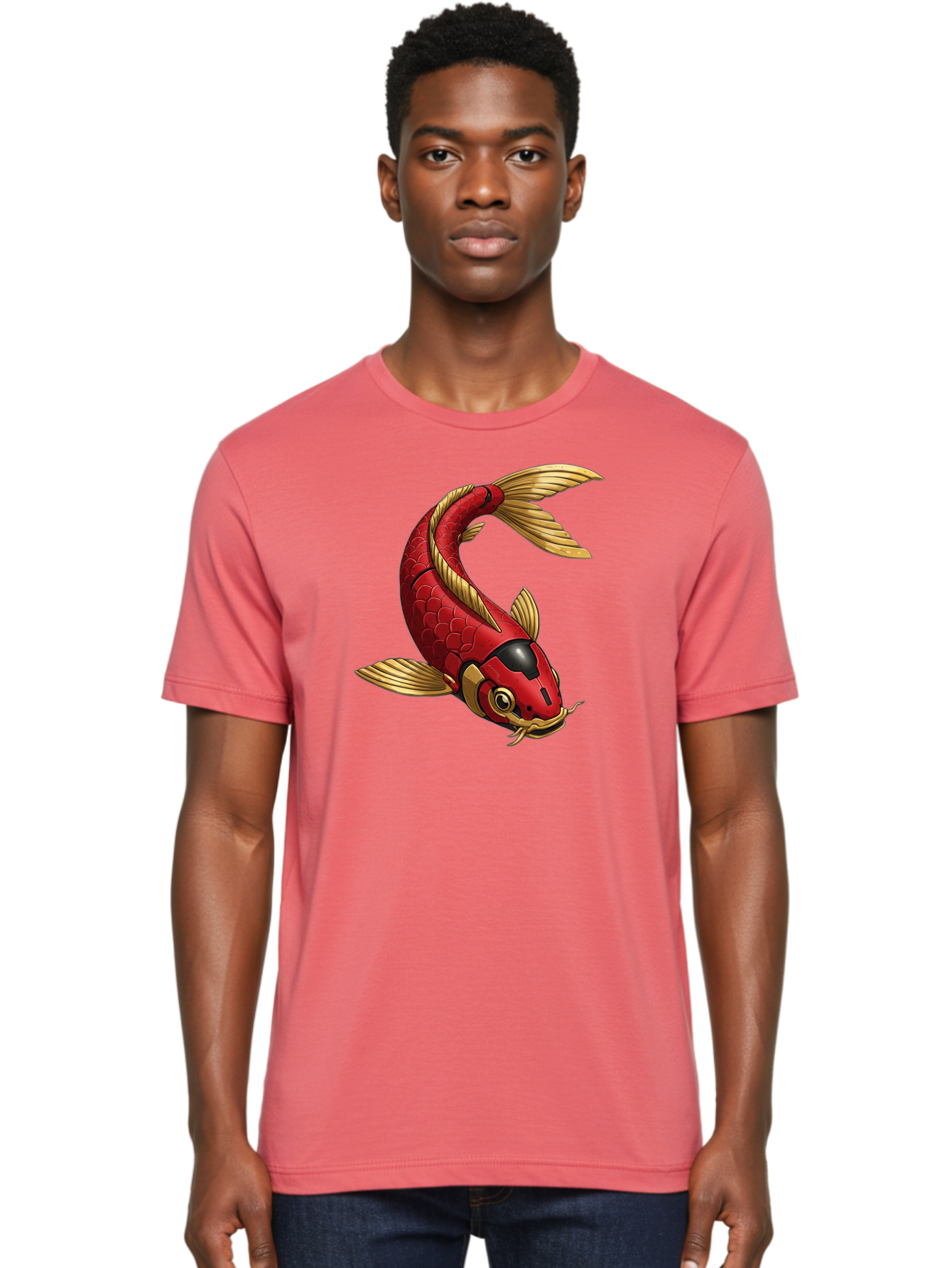 Koi-Fish Men'S Graphic Tee, 100% Cotton, Comfortable Casual Summer Wear, Machine Washable, Vintage Camera, Old Camera, Antique Camera, Black Camera, Classic Photography, Photography Equipment, Nostalgic Device, Film Camera, Camera Art Baf174