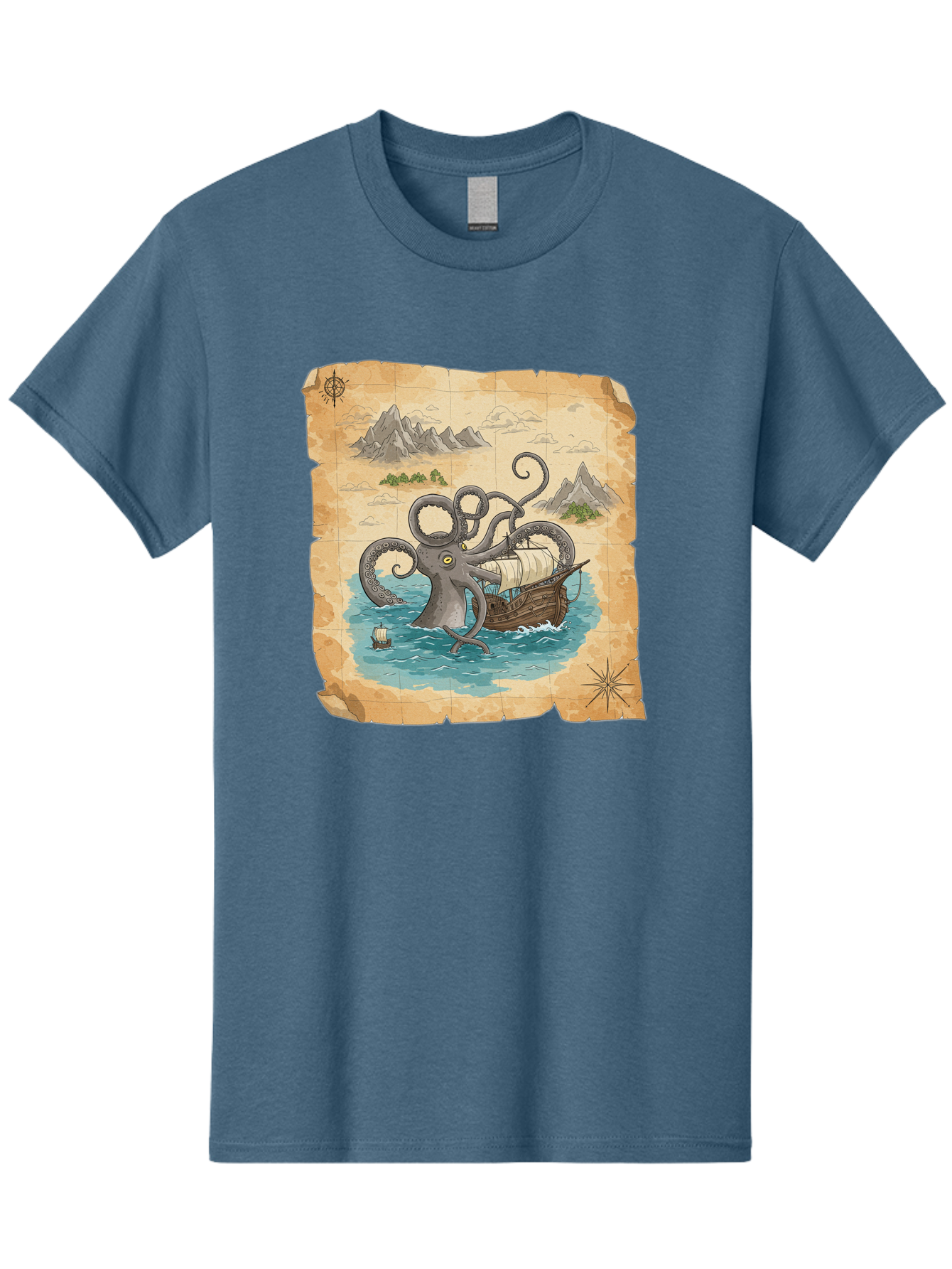 Kraken-Attack Men'S Graphic Tee, 100% Cotton, Comfortable Casual Summer Wear, Machine Washable, Vintage Camera, Old Camera, Antique Camera, Black Camera, Classic Photography, Photography Equipment, Nostalgic Device, Film Camera, Camera Art Baf175
