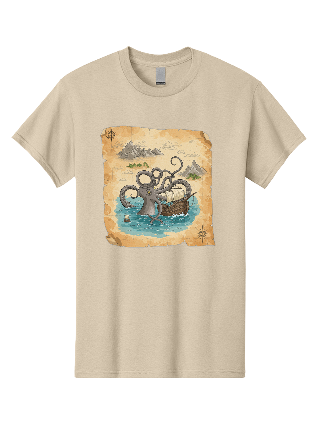 Kraken-Attack Men'S Graphic Tee, 100% Cotton, Comfortable Casual Summer Wear, Machine Washable, Vintage Camera, Old Camera, Antique Camera, Black Camera, Classic Photography, Photography Equipment, Nostalgic Device, Film Camera, Camera Art Baf175