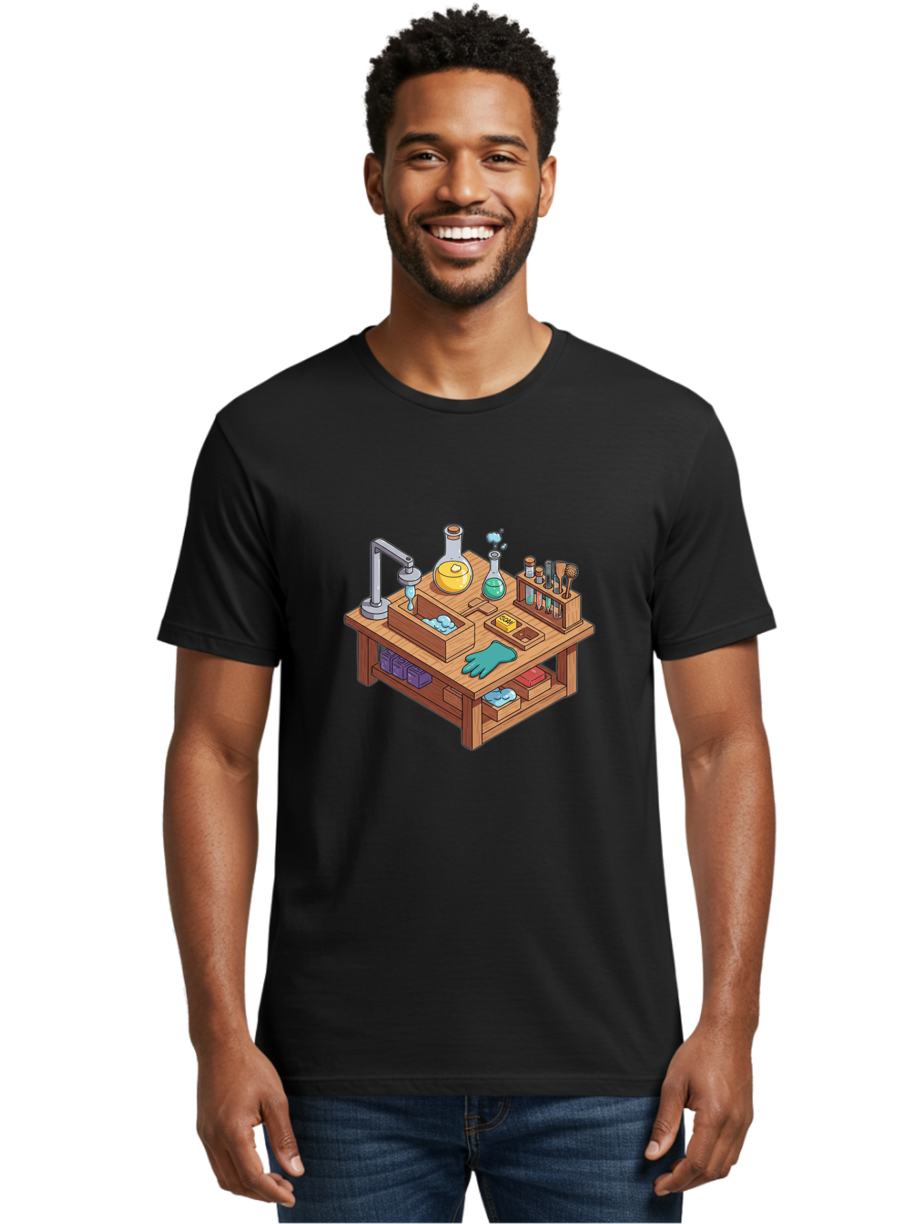 Lab-Workbench Men'S Graphic Tee, 100% Cotton, Comfortable Casual Summer Wear, Machine Washable, Vintage Camera, Old Camera, Antique Camera, Black Camera, Classic Photography, Photography Equipment, Nostalgic Device, Film Camera, Camera Art Baf179