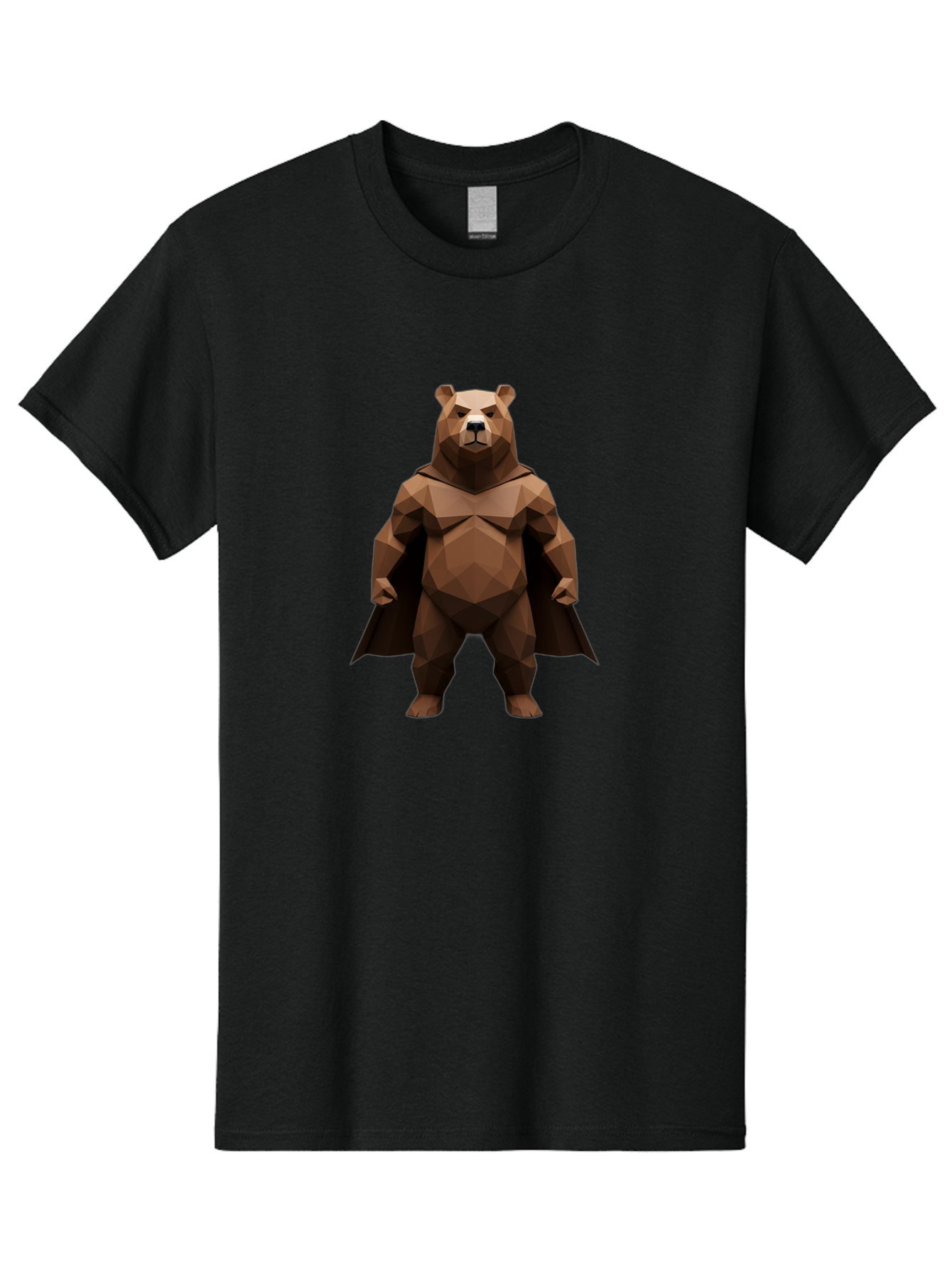 Low-Poly-Bear-Superhero Men'S Graphic Tee, 100% Cotton, Comfortable Casual Summer Wear, Machine Washable, Vintage Camera, Old Camera, Antique Camera, Black Camera, Classic Photography, Photography Equipment, Nostalgic Device, Film Camera, Baf191