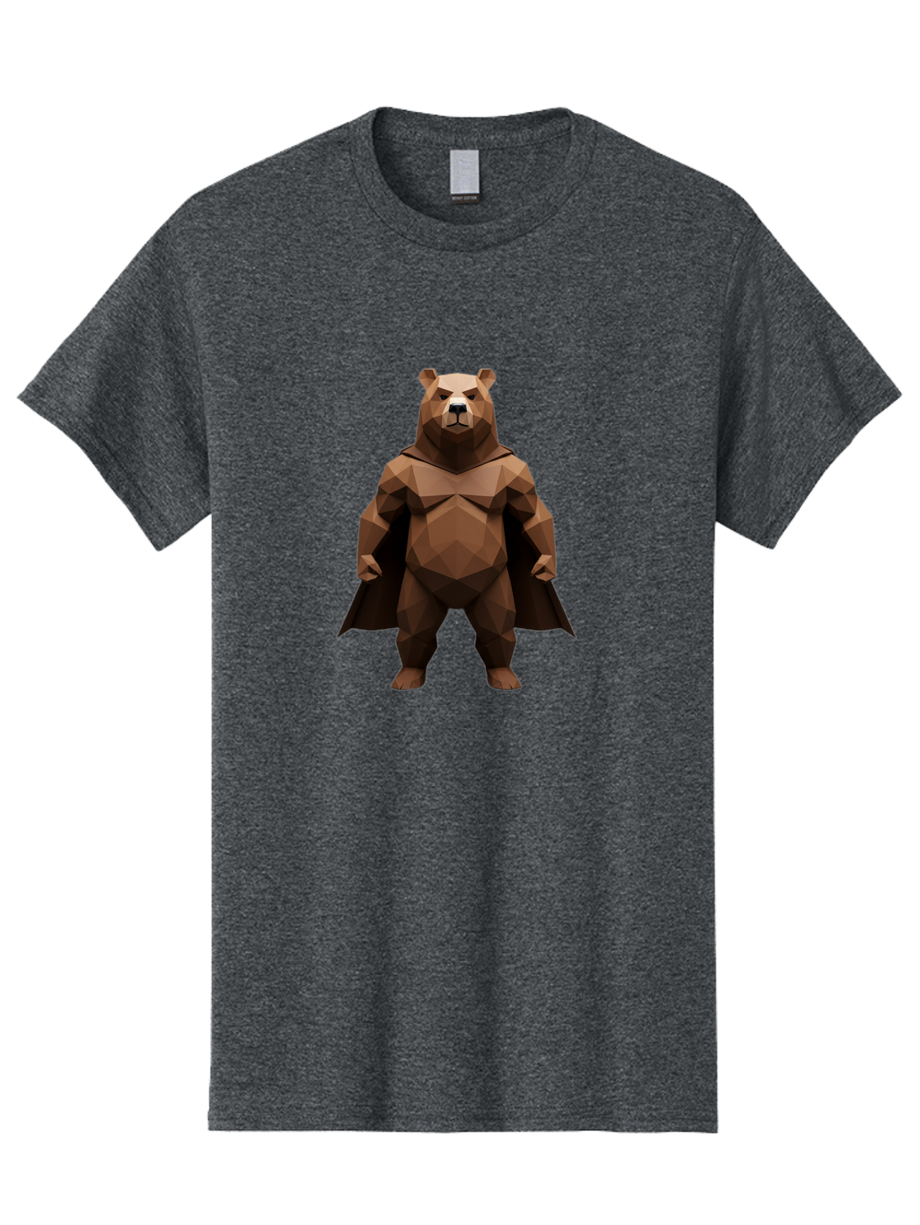Low-Poly-Bear-Superhero Men'S Graphic Tee, 100% Cotton, Comfortable Casual Summer Wear, Machine Washable, Vintage Camera, Old Camera, Antique Camera, Black Camera, Classic Photography, Photography Equipment, Nostalgic Device, Film Camera, Baf191