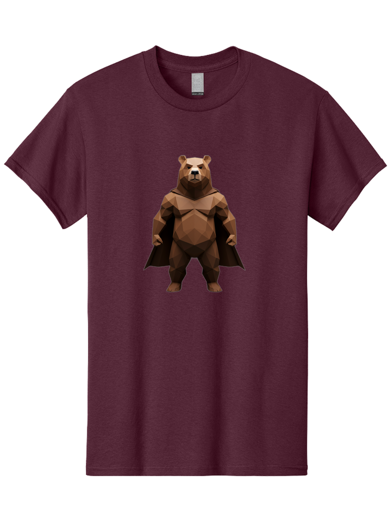 Low-Poly-Bear-Superhero Men'S Graphic Tee, 100% Cotton, Comfortable Casual Summer Wear, Machine Washable, Vintage Camera, Old Camera, Antique Camera, Black Camera, Classic Photography, Photography Equipment, Nostalgic Device, Film Camera, Baf191