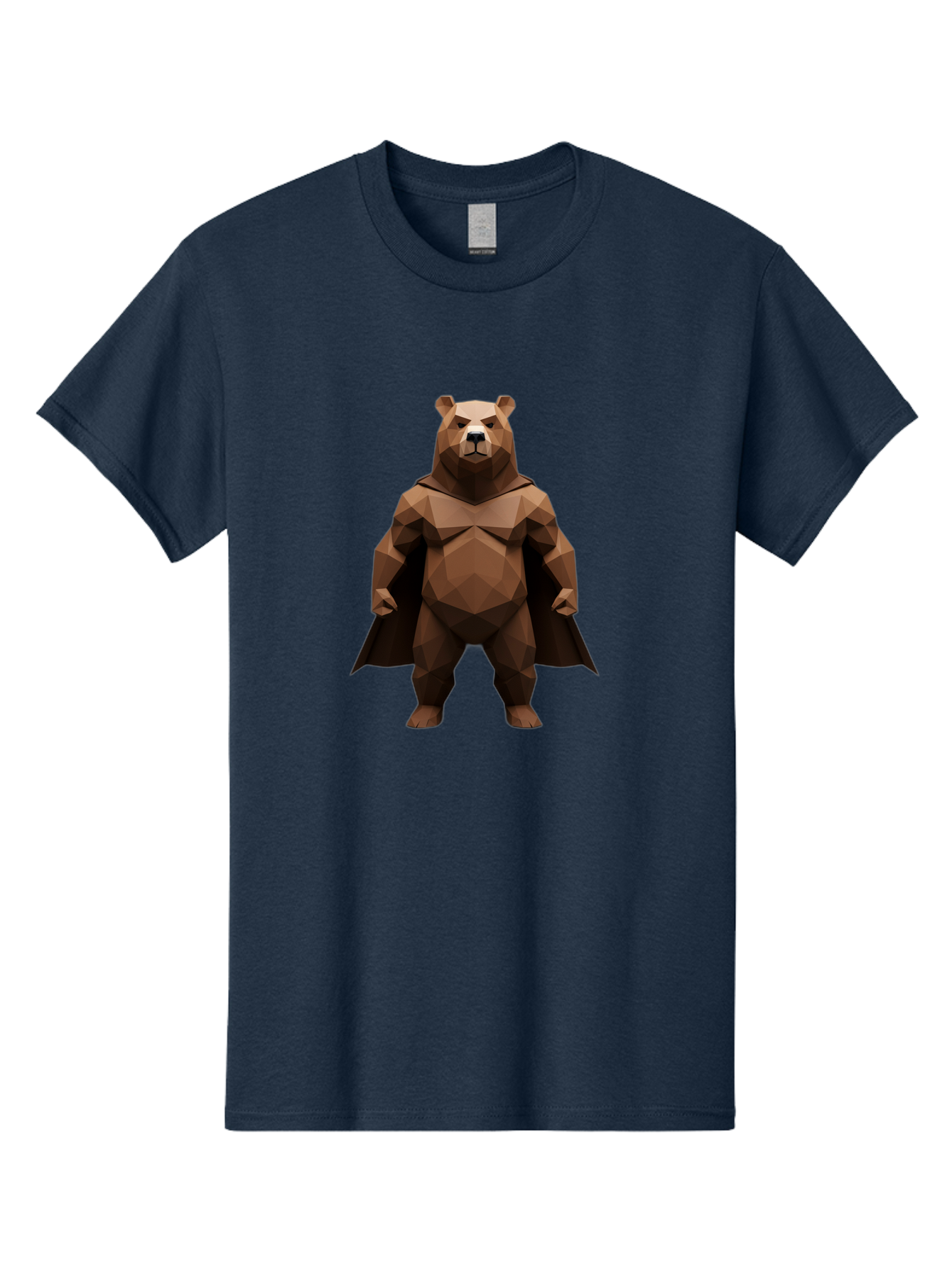 Low-Poly-Bear-Superhero Men'S Graphic Tee, 100% Cotton, Comfortable Casual Summer Wear, Machine Washable, Vintage Camera, Old Camera, Antique Camera, Black Camera, Classic Photography, Photography Equipment, Nostalgic Device, Film Camera, Baf191