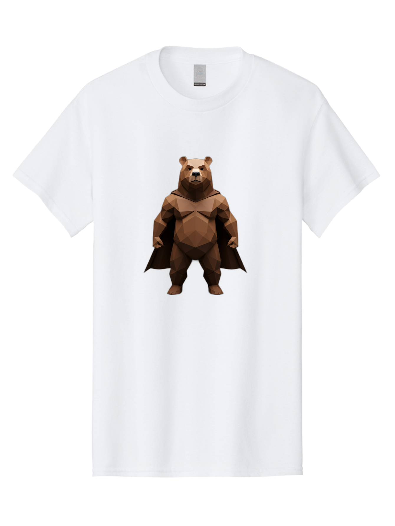 Low-Poly-Bear-Superhero Men'S Graphic Tee, 100% Cotton, Comfortable Casual Summer Wear, Machine Washable, Vintage Camera, Old Camera, Antique Camera, Black Camera, Classic Photography, Photography Equipment, Nostalgic Device, Film Camera, Baf191