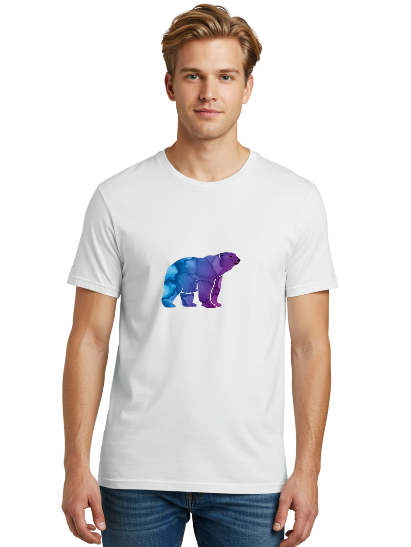 Low-Poly-Bear Men'S Graphic Tee, 100% Cotton, Comfortable Casual Summer Wear, Machine Washable, Vintage Camera, Old Camera, Antique Camera, Black Camera, Classic Photography, Photography Equipment, Nostalgic Device, Film Camera, Camera Art Baf192