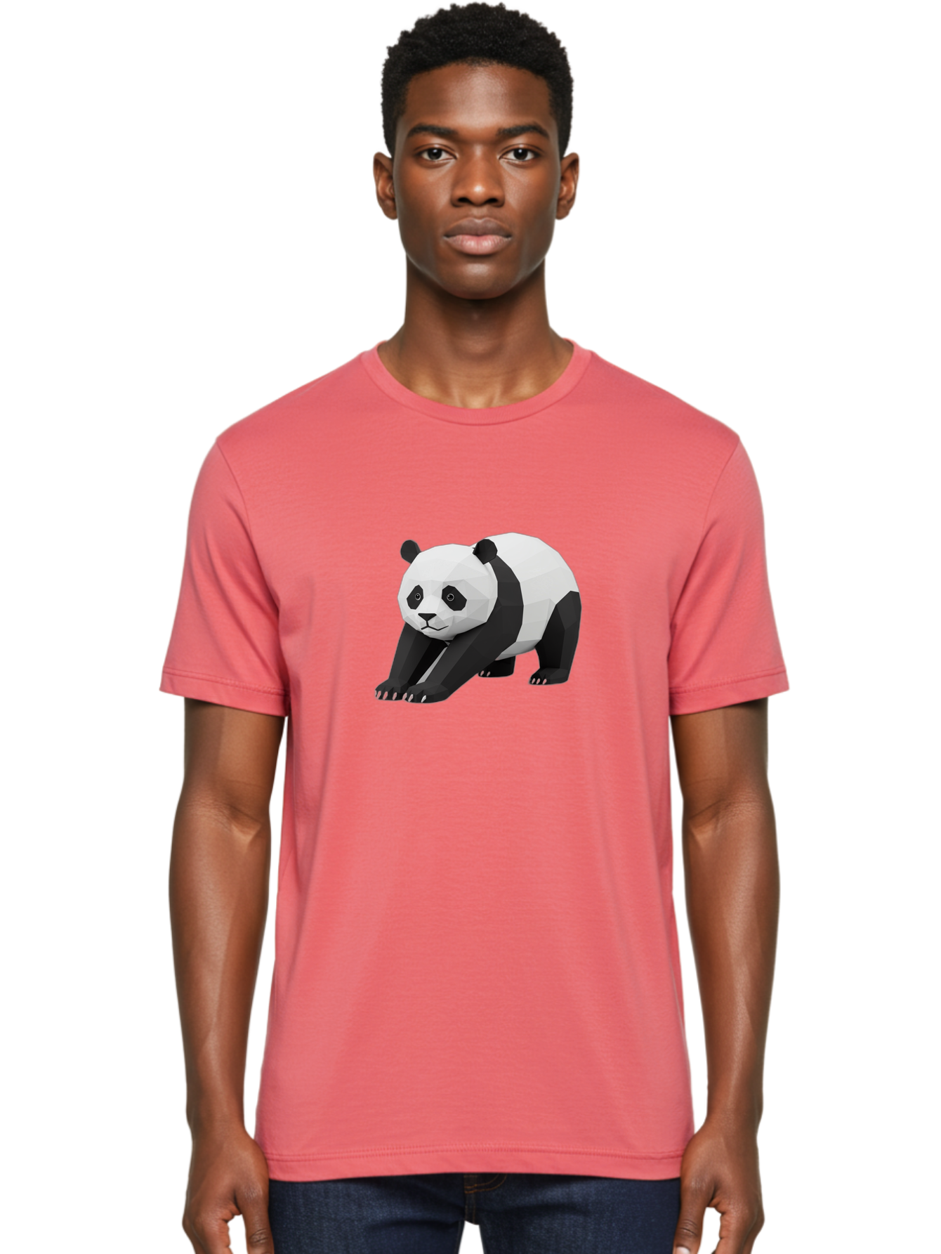 Low-Poly-Panda Men'S Graphic Tee, 100% Cotton, Comfortable Casual Summer Wear, Machine Washable, Vintage Camera, Old Camera, Antique Camera, Black Camera, Classic Photography, Photography Equipment, Nostalgic Device, Film Camera, Camera Art Baf195