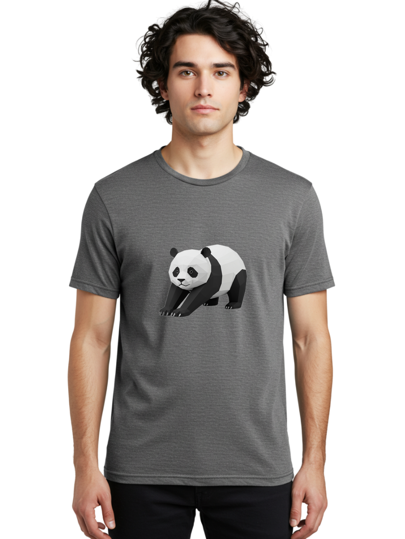 Low-Poly-Panda Men'S Graphic Tee, 100% Cotton, Comfortable Casual Summer Wear, Machine Washable, Vintage Camera, Old Camera, Antique Camera, Black Camera, Classic Photography, Photography Equipment, Nostalgic Device, Film Camera, Camera Art Baf195