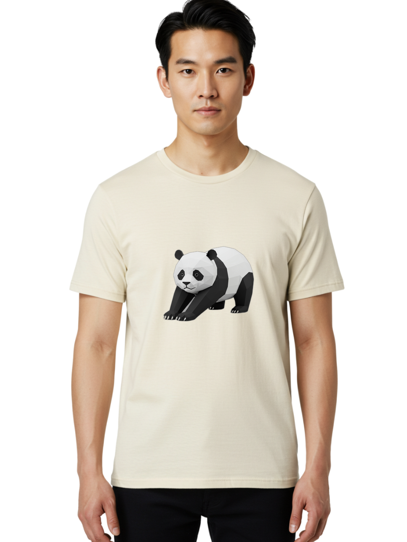 Low-Poly-Panda Men'S Graphic Tee, 100% Cotton, Comfortable Casual Summer Wear, Machine Washable, Vintage Camera, Old Camera, Antique Camera, Black Camera, Classic Photography, Photography Equipment, Nostalgic Device, Film Camera, Camera Art Baf195