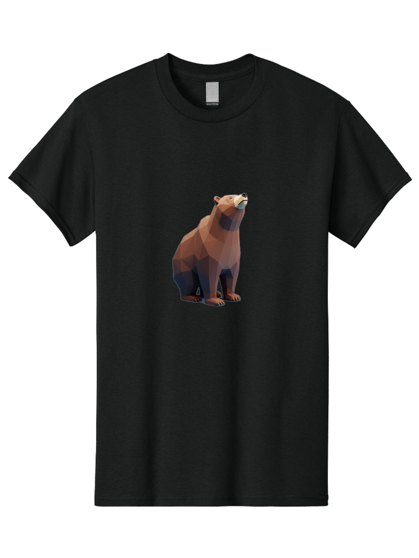 Lowpoly-Bear Men'S Graphic Tee, 100% Cotton, Comfortable Casual Summer Wear, Machine Washable, Vintage Camera, Old Camera, Antique Camera, Black Camera, Classic Photography, Photography Equipment, Nostalgic Device, Film Camera, Camera Art Baf196