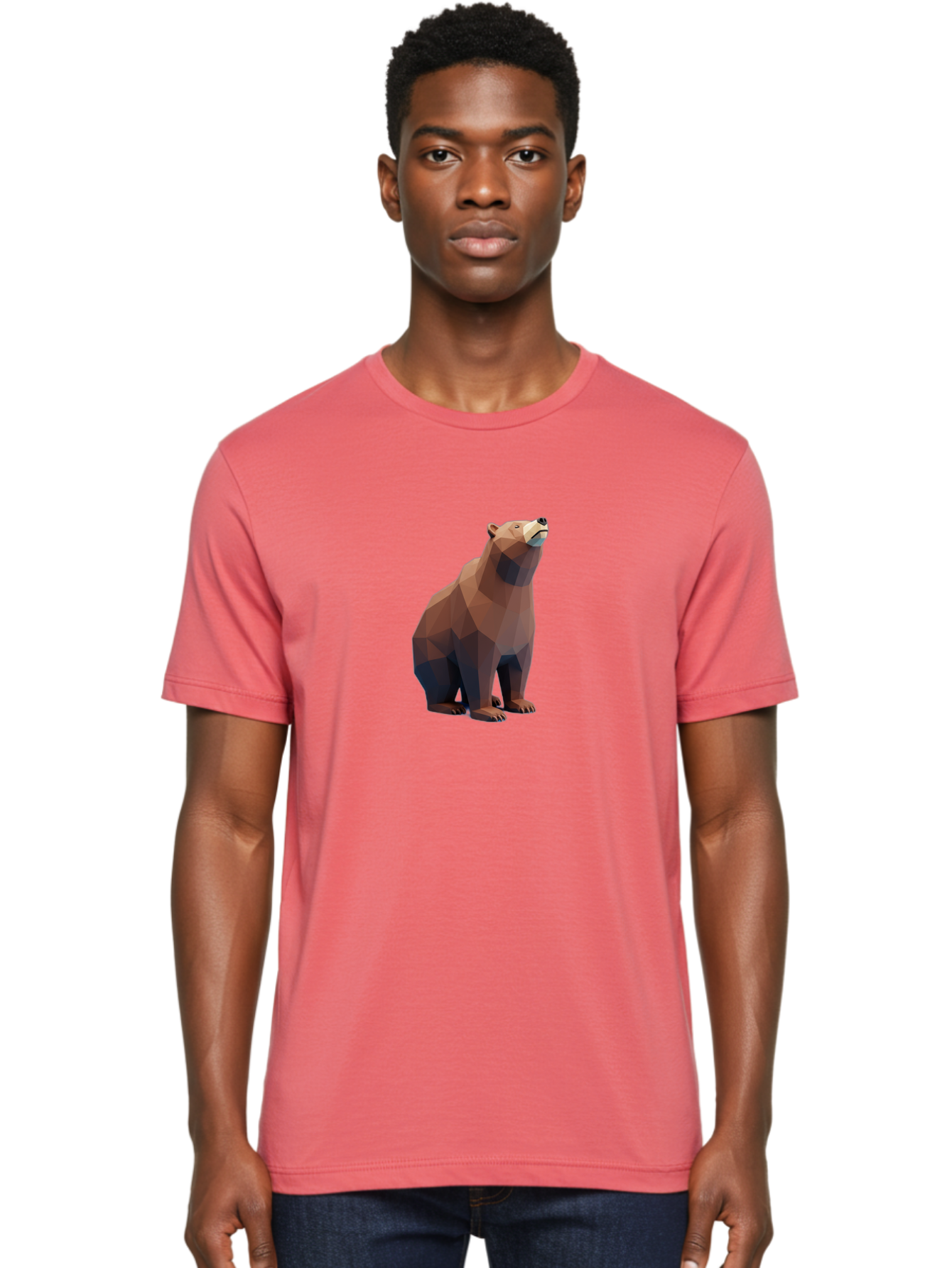 Lowpoly-Bear Men'S Graphic Tee, 100% Cotton, Comfortable Casual Summer Wear, Machine Washable, Vintage Camera, Old Camera, Antique Camera, Black Camera, Classic Photography, Photography Equipment, Nostalgic Device, Film Camera, Camera Art Baf196