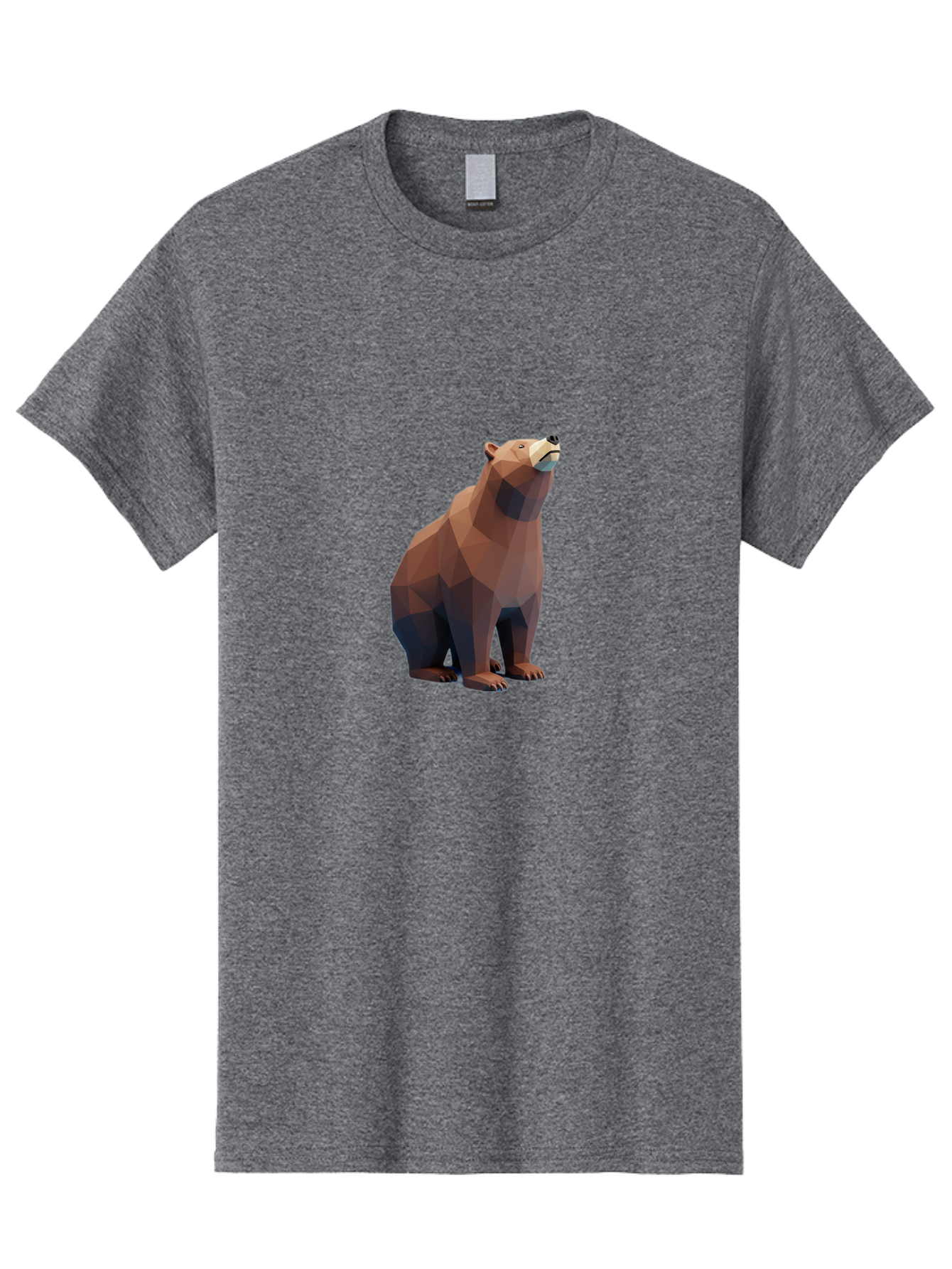 Lowpoly-Bear Men'S Graphic Tee, 100% Cotton, Comfortable Casual Summer Wear, Machine Washable, Vintage Camera, Old Camera, Antique Camera, Black Camera, Classic Photography, Photography Equipment, Nostalgic Device, Film Camera, Camera Art Baf196