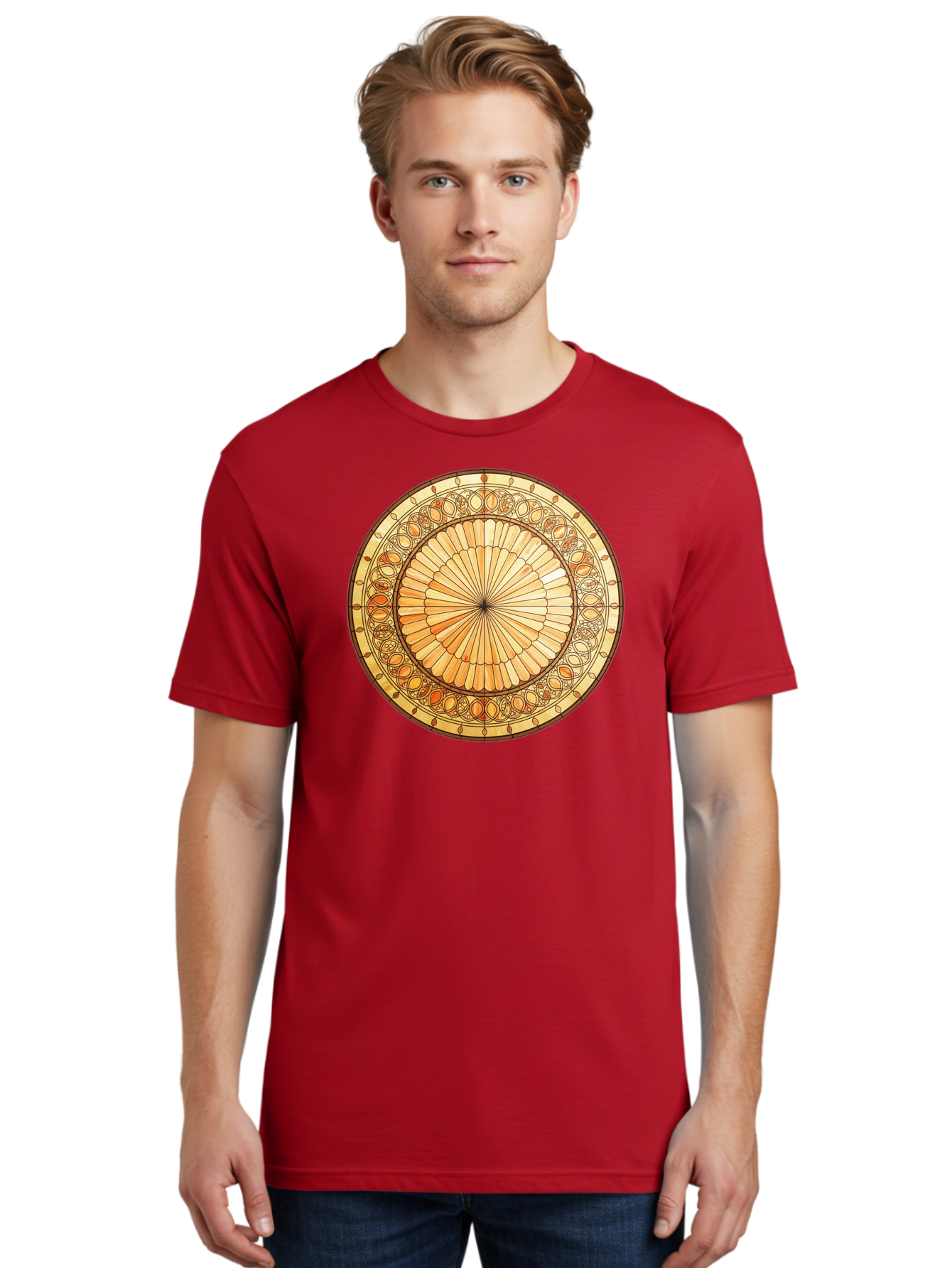 Mandala-Design Men'S Graphic Tee, 100% Cotton, Comfortable Casual Summer Wear, Machine Washable, Vintage Camera, Old Camera, Antique Camera, Black Camera, Classic Photography, Photography Equipment, Nostalgic Device, Film Camera, Camera Art Baf200