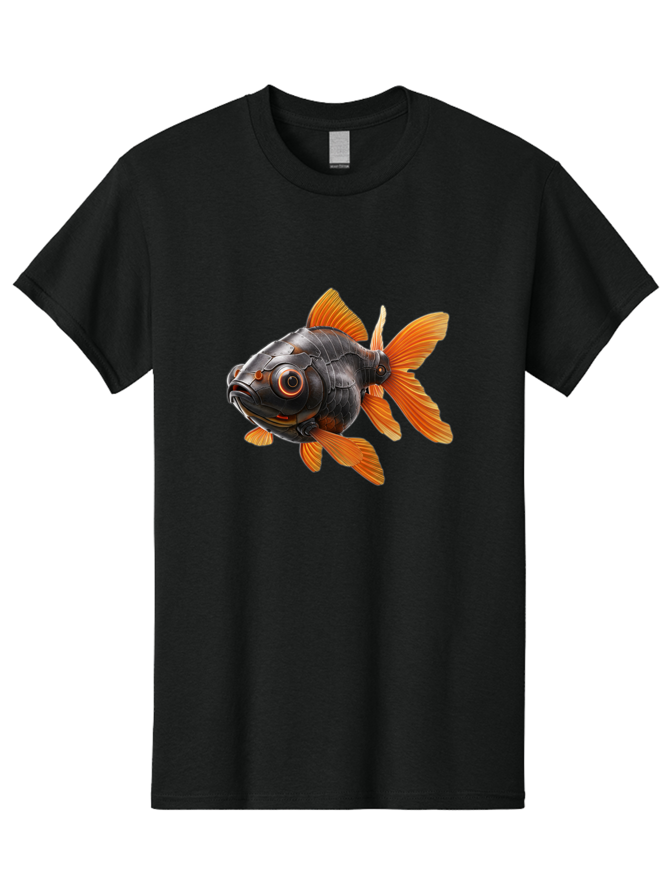 Mechanical-Goldfish Men'S Graphic Tee, 100% Cotton, Comfortable Casual Summer Wear, Machine Washable, Vintage Camera, Old Camera, Antique Camera, Black Camera, Classic Photography, Photography Equipment, Nostalgic Device, Film Camera, Baf206