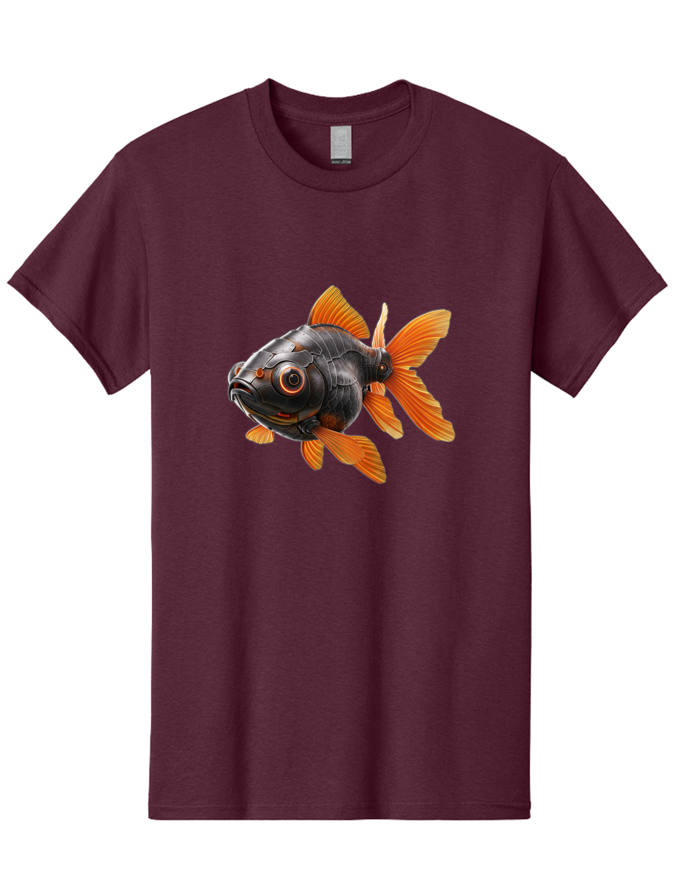 Mechanical-Goldfish Men'S Graphic Tee, 100% Cotton, Comfortable Casual Summer Wear, Machine Washable, Vintage Camera, Old Camera, Antique Camera, Black Camera, Classic Photography, Photography Equipment, Nostalgic Device, Film Camera, Baf206