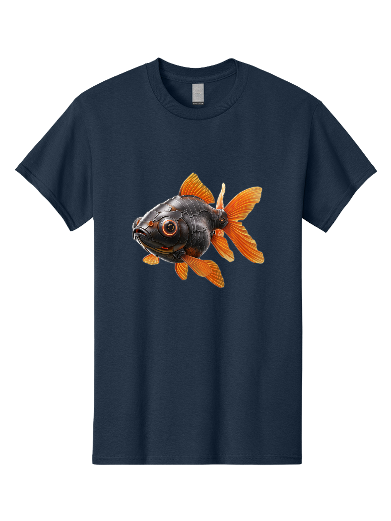 Mechanical-Goldfish Men'S Graphic Tee, 100% Cotton, Comfortable Casual Summer Wear, Machine Washable, Vintage Camera, Old Camera, Antique Camera, Black Camera, Classic Photography, Photography Equipment, Nostalgic Device, Film Camera, Baf206