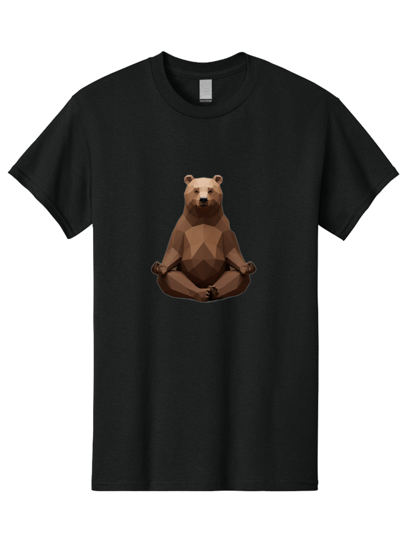 Meditating-Bear Men'S Graphic Tee, 100% Cotton, Comfortable Casual Summer Wear, Machine Washable, Vintage Camera, Old Camera, Antique Camera, Black Camera, Classic Photography, Photography Equipment, Nostalgic Device, Film Camera, Camera Art Baf207