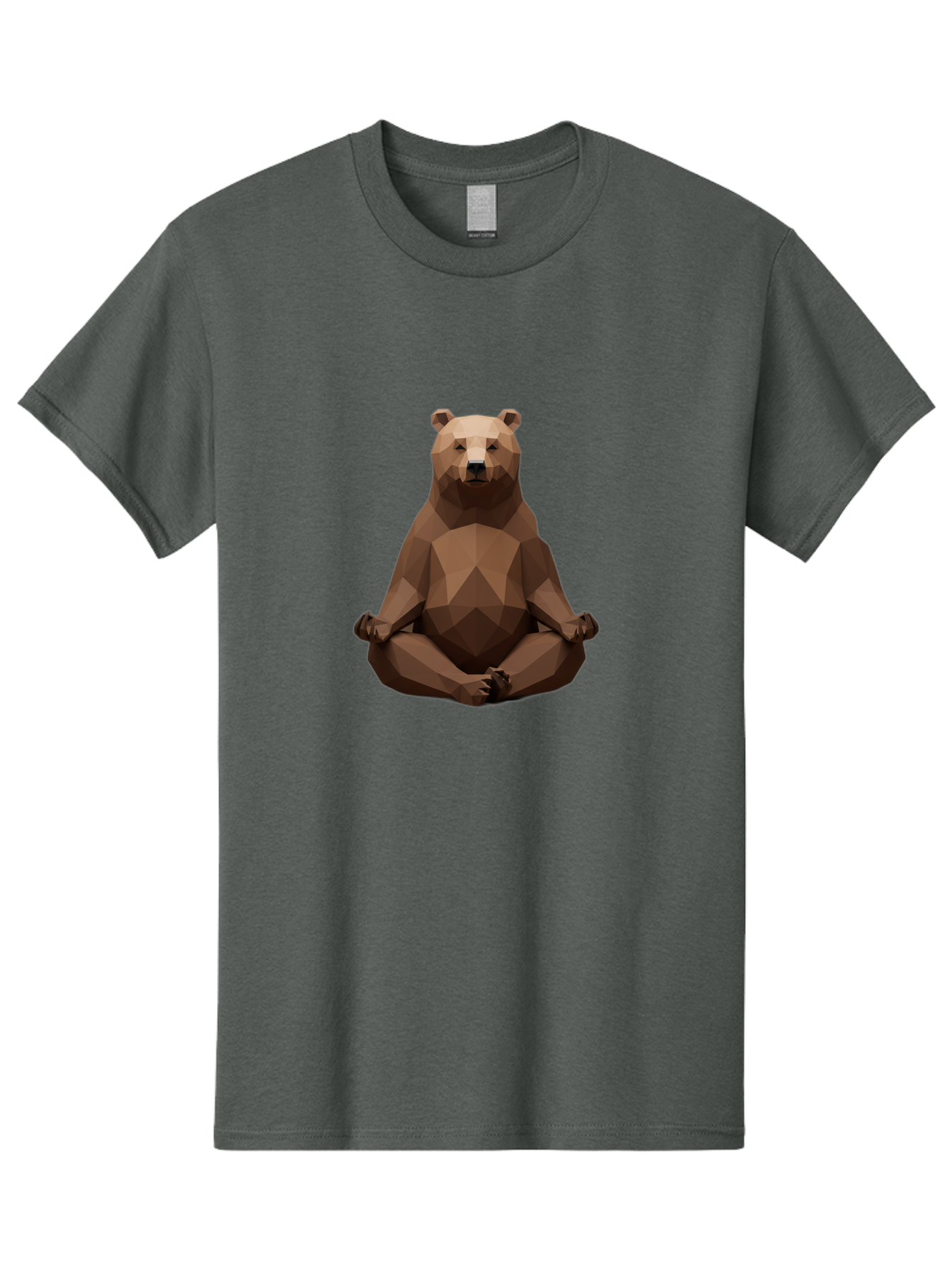 Meditating-Bear Men'S Graphic Tee, 100% Cotton, Comfortable Casual Summer Wear, Machine Washable, Vintage Camera, Old Camera, Antique Camera, Black Camera, Classic Photography, Photography Equipment, Nostalgic Device, Film Camera, Camera Art Baf207