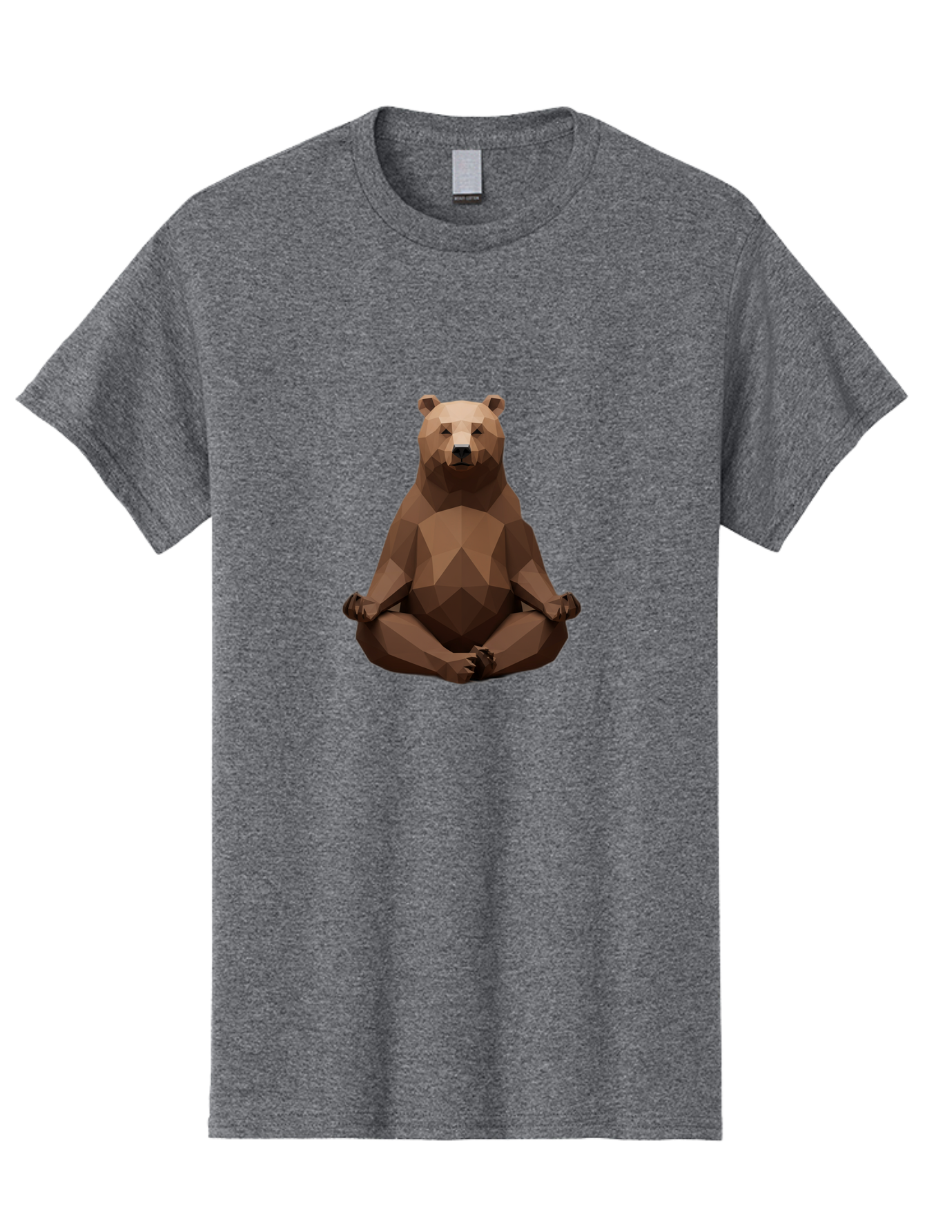 Meditating-Bear Men'S Graphic Tee, 100% Cotton, Comfortable Casual Summer Wear, Machine Washable, Vintage Camera, Old Camera, Antique Camera, Black Camera, Classic Photography, Photography Equipment, Nostalgic Device, Film Camera, Camera Art Baf207