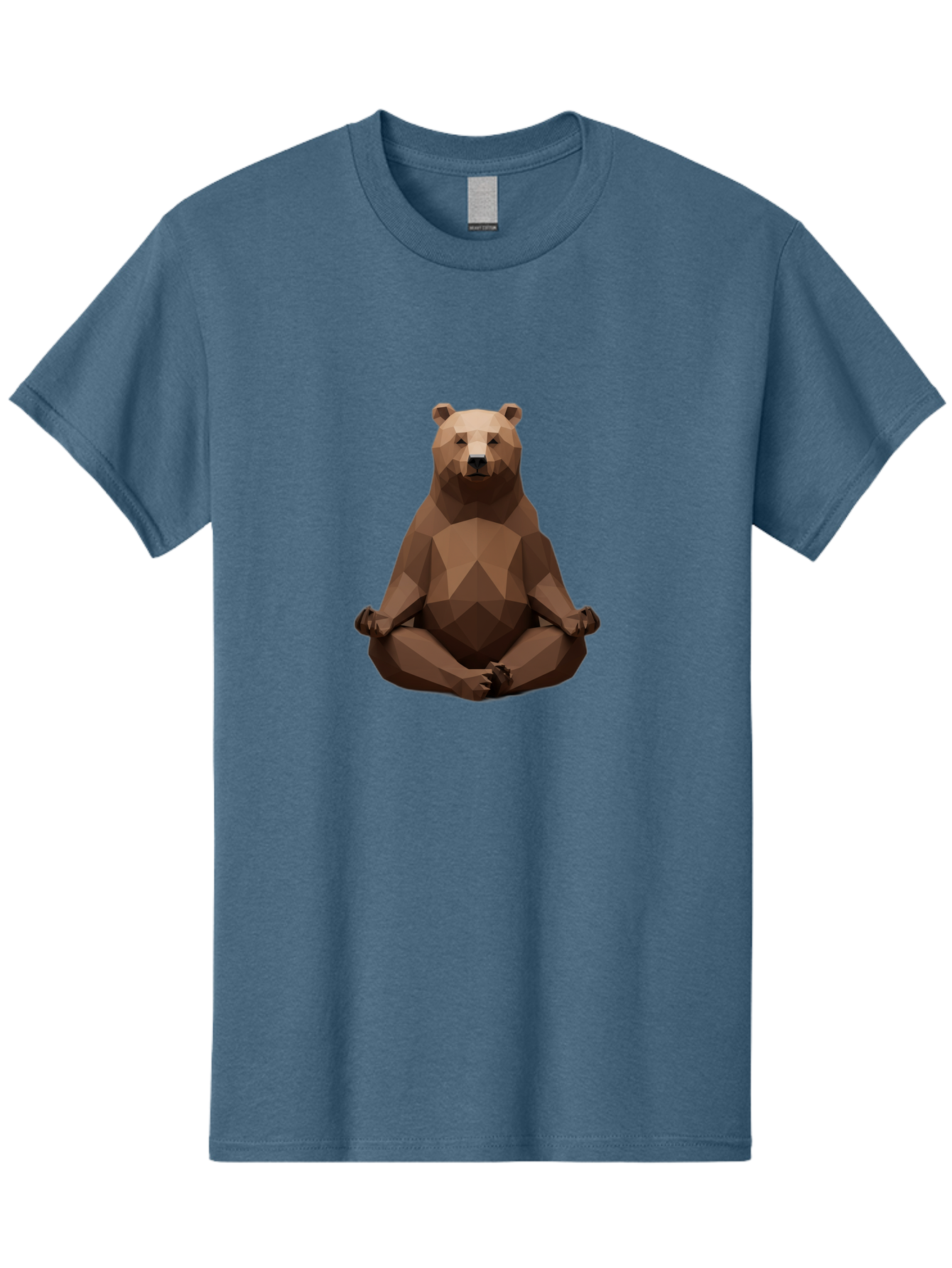 Meditating-Bear Men'S Graphic Tee, 100% Cotton, Comfortable Casual Summer Wear, Machine Washable, Vintage Camera, Old Camera, Antique Camera, Black Camera, Classic Photography, Photography Equipment, Nostalgic Device, Film Camera, Camera Art Baf207