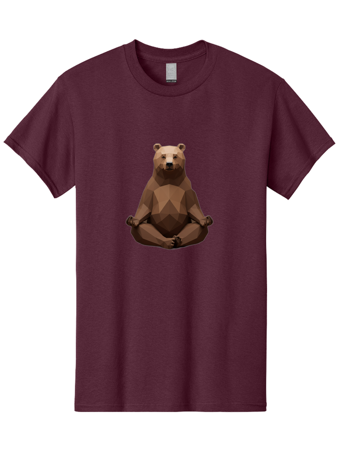 Meditating-Bear Men'S Graphic Tee, 100% Cotton, Comfortable Casual Summer Wear, Machine Washable, Vintage Camera, Old Camera, Antique Camera, Black Camera, Classic Photography, Photography Equipment, Nostalgic Device, Film Camera, Camera Art Baf207