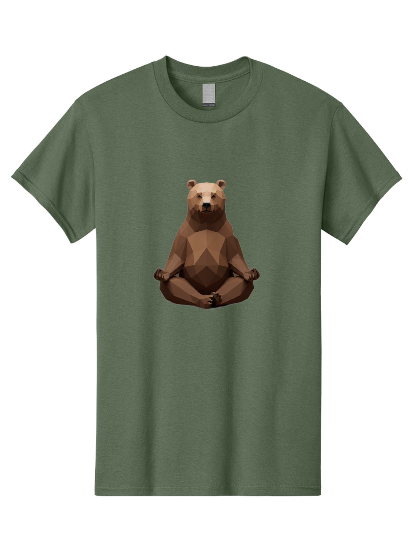 Meditating-Bear Men'S Graphic Tee, 100% Cotton, Comfortable Casual Summer Wear, Machine Washable, Vintage Camera, Old Camera, Antique Camera, Black Camera, Classic Photography, Photography Equipment, Nostalgic Device, Film Camera, Camera Art Baf207