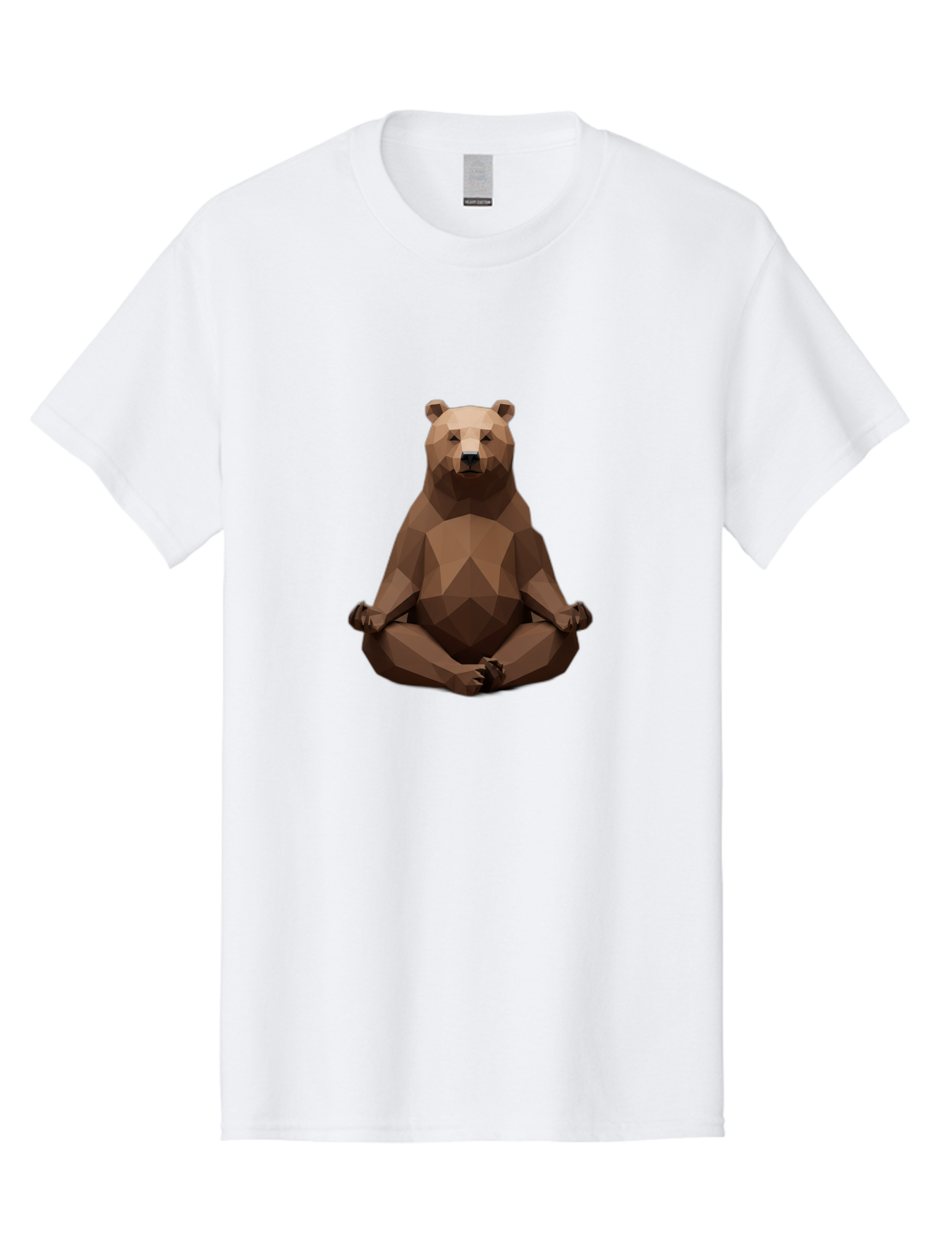 Meditating-Bear Men'S Graphic Tee, 100% Cotton, Comfortable Casual Summer Wear, Machine Washable, Vintage Camera, Old Camera, Antique Camera, Black Camera, Classic Photography, Photography Equipment, Nostalgic Device, Film Camera, Camera Art Baf207