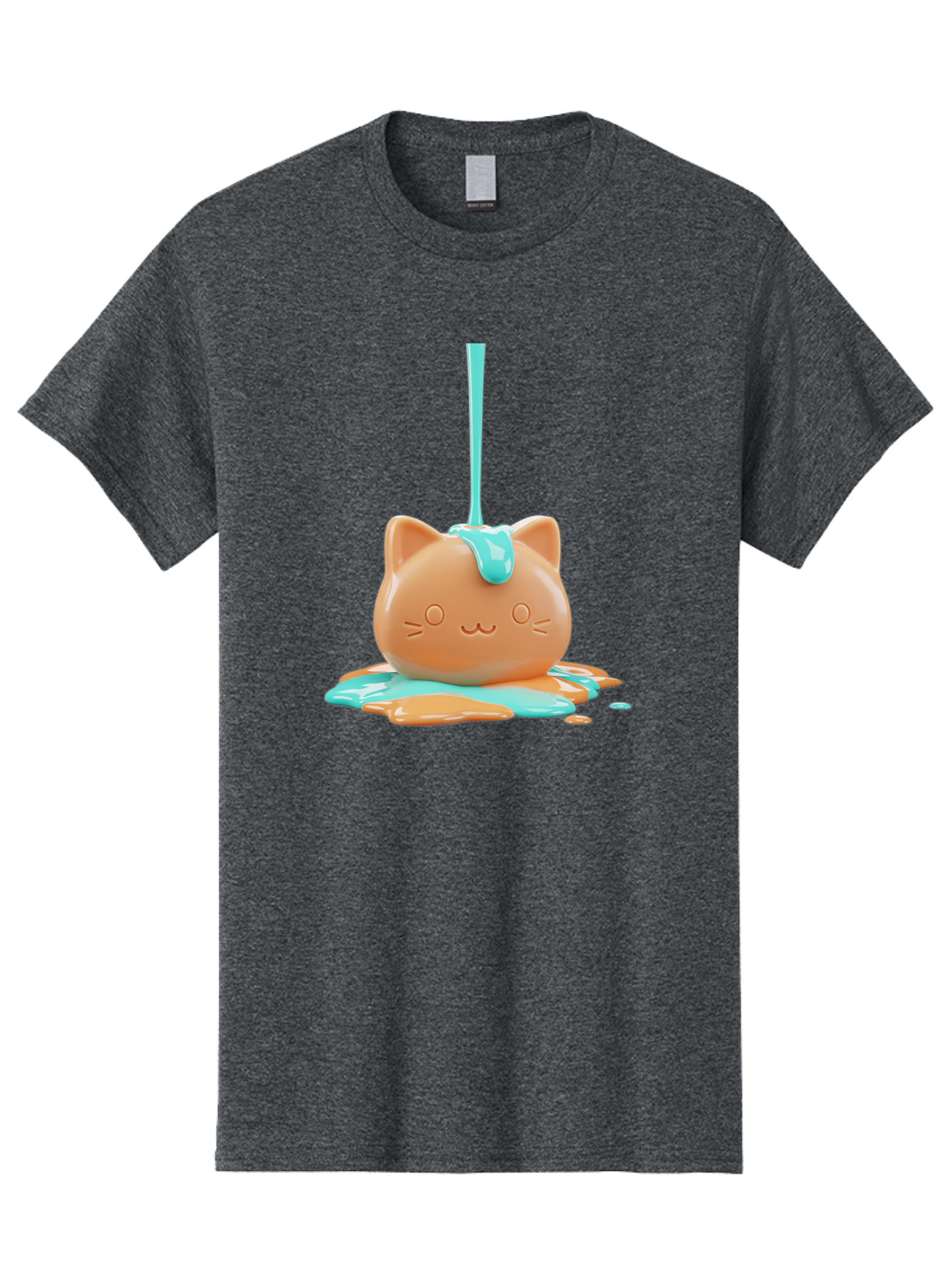 Melting-Cat-Head Men'S Graphic Tee, 100% Cotton, Comfortable Casual Summer Wear, Machine Washable, Vintage Camera, Old Camera, Antique Camera, Black Camera, Classic Photography, Photography Equipment, Nostalgic Device, Film Camera, Camera Art Baf208