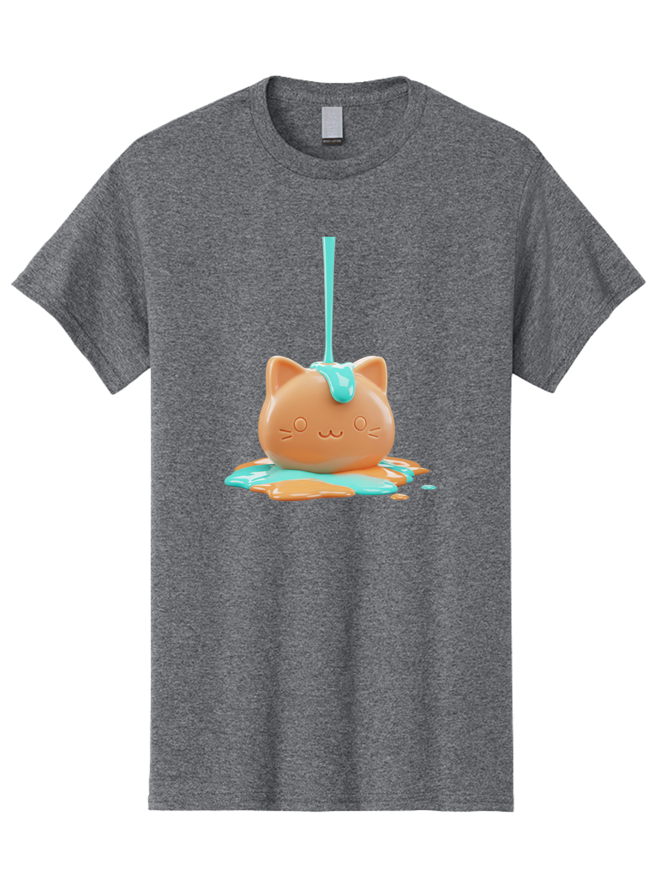 Melting-Cat-Head Men'S Graphic Tee, 100% Cotton, Comfortable Casual Summer Wear, Machine Washable, Vintage Camera, Old Camera, Antique Camera, Black Camera, Classic Photography, Photography Equipment, Nostalgic Device, Film Camera, Camera Art Baf208