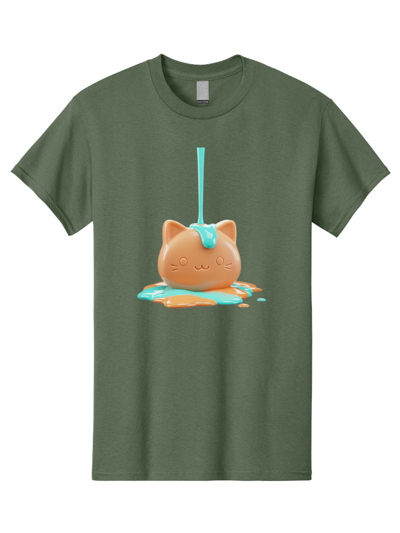Melting-Cat-Head Men'S Graphic Tee, 100% Cotton, Comfortable Casual Summer Wear, Machine Washable, Vintage Camera, Old Camera, Antique Camera, Black Camera, Classic Photography, Photography Equipment, Nostalgic Device, Film Camera, Camera Art Baf208