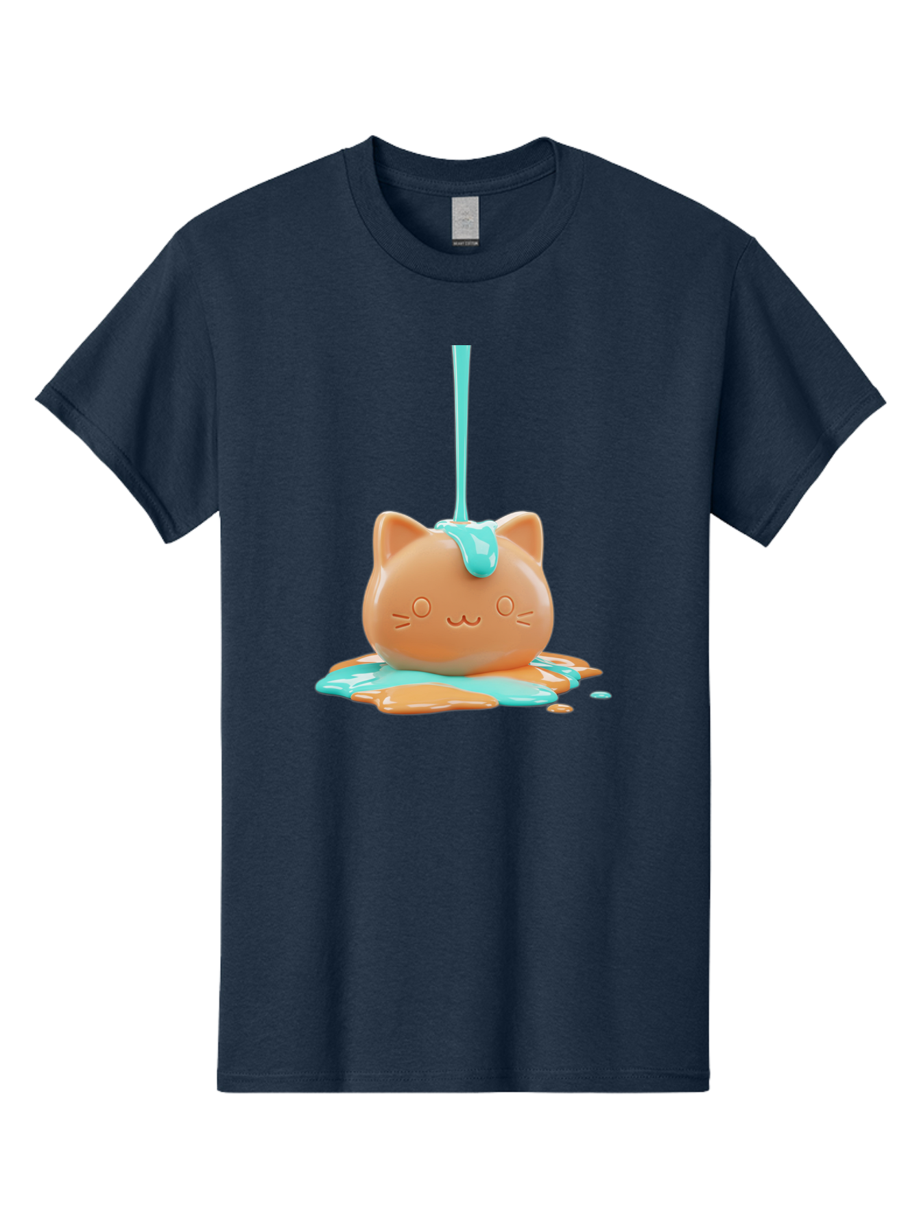Melting-Cat-Head Men'S Graphic Tee, 100% Cotton, Comfortable Casual Summer Wear, Machine Washable, Vintage Camera, Old Camera, Antique Camera, Black Camera, Classic Photography, Photography Equipment, Nostalgic Device, Film Camera, Camera Art Baf208