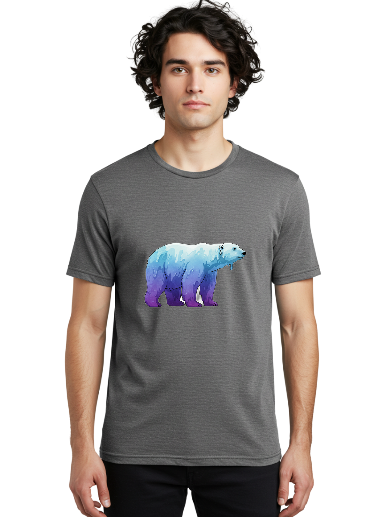 Melting-Polar-Bear-1 Men'S Graphic Tee, 100% Cotton, Comfortable Casual Summer Wear, Machine Washable, Vintage Camera, Old Camera, Antique Camera, Black Camera, Classic Photography, Photography Equipment, Nostalgic Device, Film Camera, Baf209