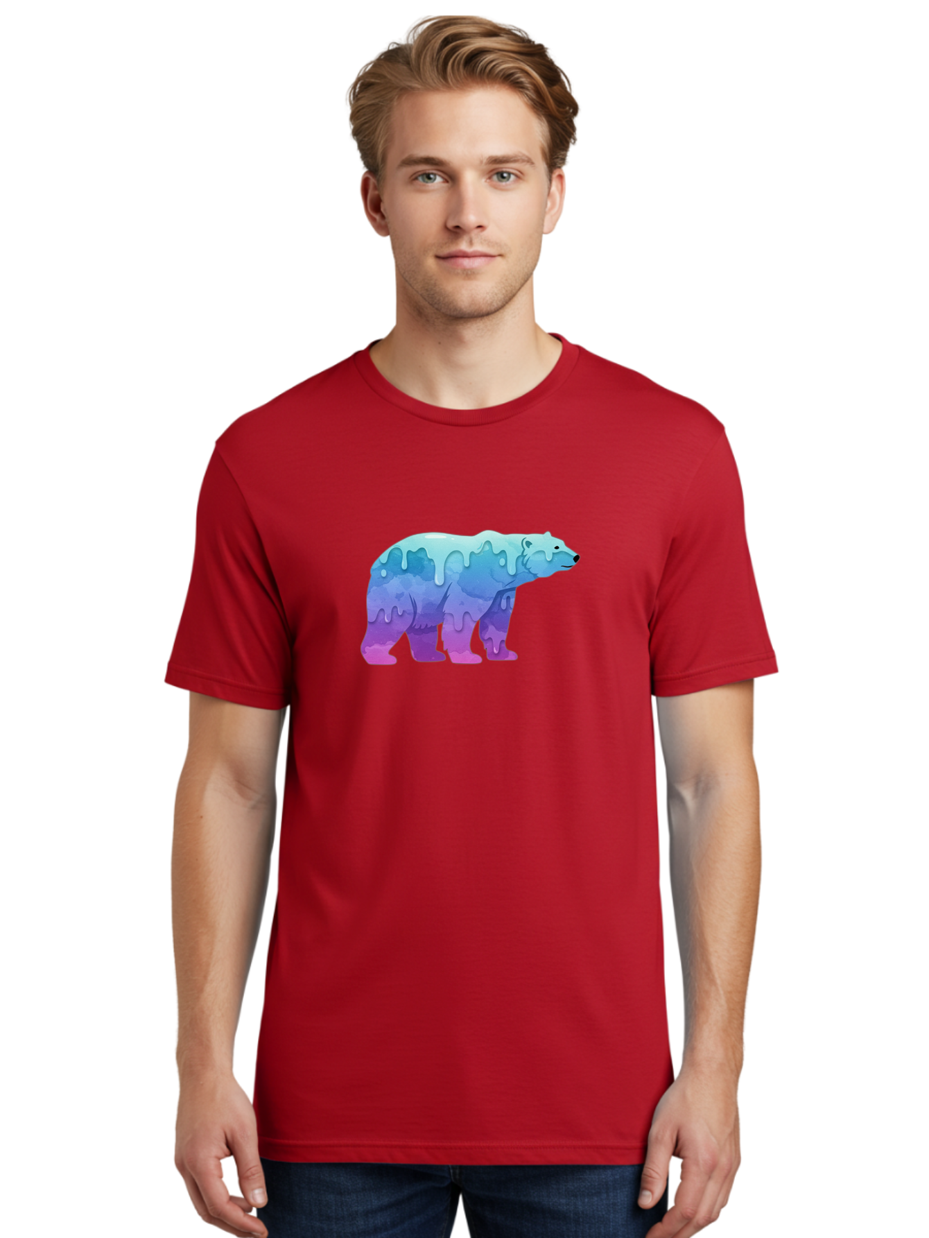 Melting-Polar-Bear-2 Men'S Graphic Tee, 100% Cotton, Comfortable Casual Summer Wear, Machine Washable, Vintage Camera, Old Camera, Antique Camera, Black Camera, Classic Photography, Photography Equipment, Nostalgic Device, Film Camera, Baf210