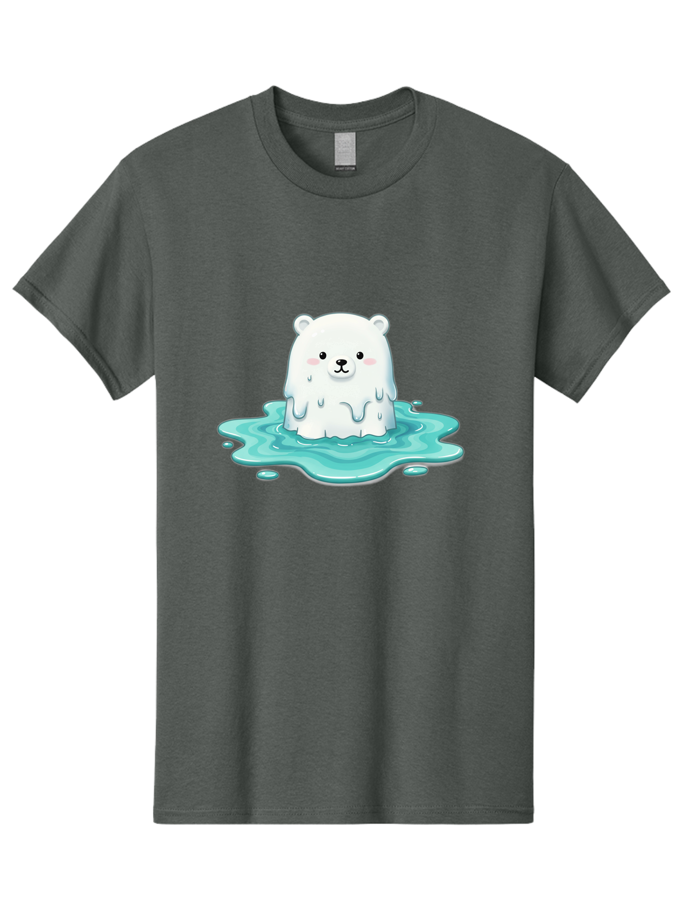 Melting-Polar-Bear Men'S Graphic Tee, 100% Cotton, Comfortable Casual Summer Wear, Machine Washable, Vintage Camera, Old Camera, Antique Camera, Black Camera, Classic Photography, Photography Equipment, Nostalgic Device, Film Camera, Baf211