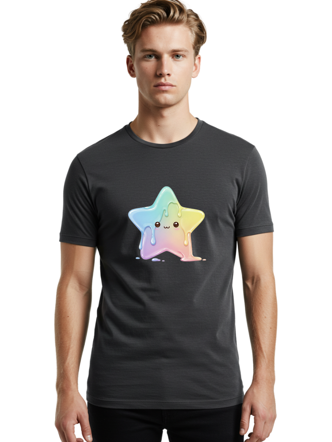 Melting-Star Men'S Graphic Tee, 100% Cotton, Comfortable Casual Summer Wear, Machine Washable, Vintage Camera, Old Camera, Antique Camera, Black Camera, Classic Photography, Photography Equipment, Nostalgic Device, Film Camera, Camera Art Baf212