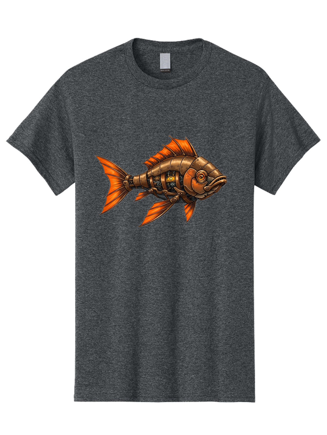 Metal-Fish Men'S Graphic Tee, 100% Cotton, Comfortable Casual Summer Wear, Machine Washable, Vintage Camera, Old Camera, Antique Camera, Black Camera, Classic Photography, Photography Equipment, Nostalgic Device, Film Camera, Camera Art Baf213