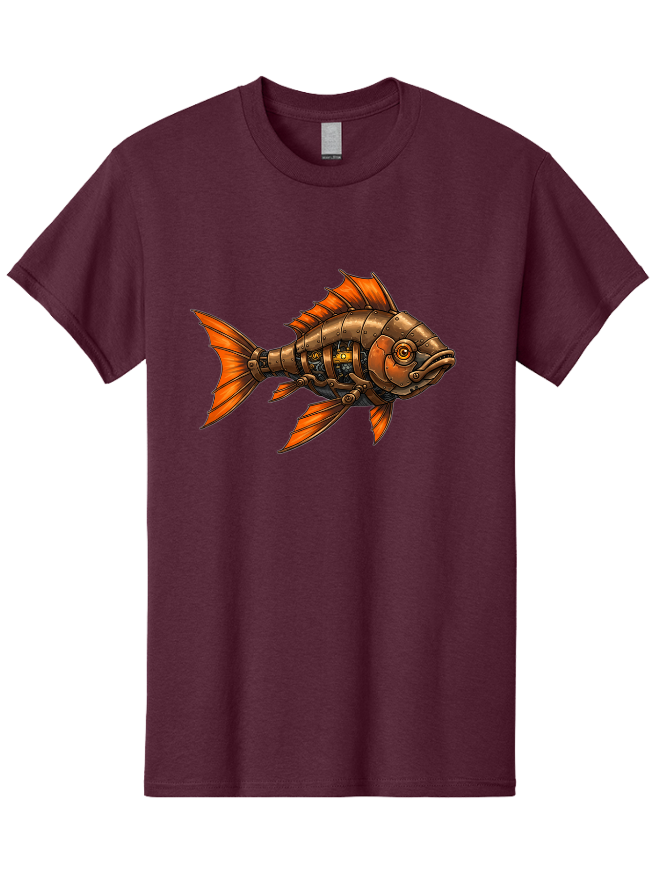 Metal-Fish Men'S Graphic Tee, 100% Cotton, Comfortable Casual Summer Wear, Machine Washable, Vintage Camera, Old Camera, Antique Camera, Black Camera, Classic Photography, Photography Equipment, Nostalgic Device, Film Camera, Camera Art Baf213