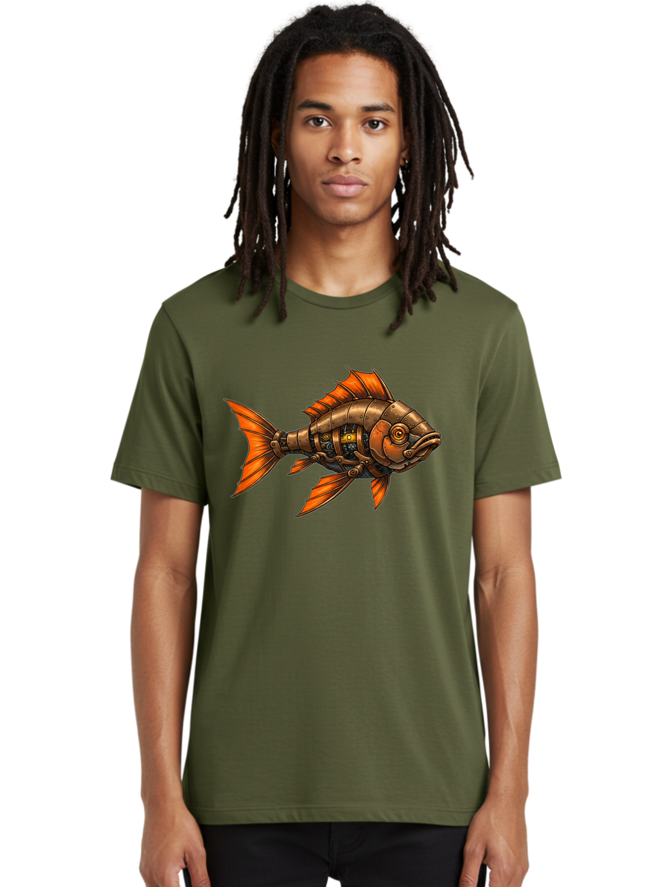 Metal-Fish Men'S Graphic Tee, 100% Cotton, Comfortable Casual Summer Wear, Machine Washable, Vintage Camera, Old Camera, Antique Camera, Black Camera, Classic Photography, Photography Equipment, Nostalgic Device, Film Camera, Camera Art Baf213