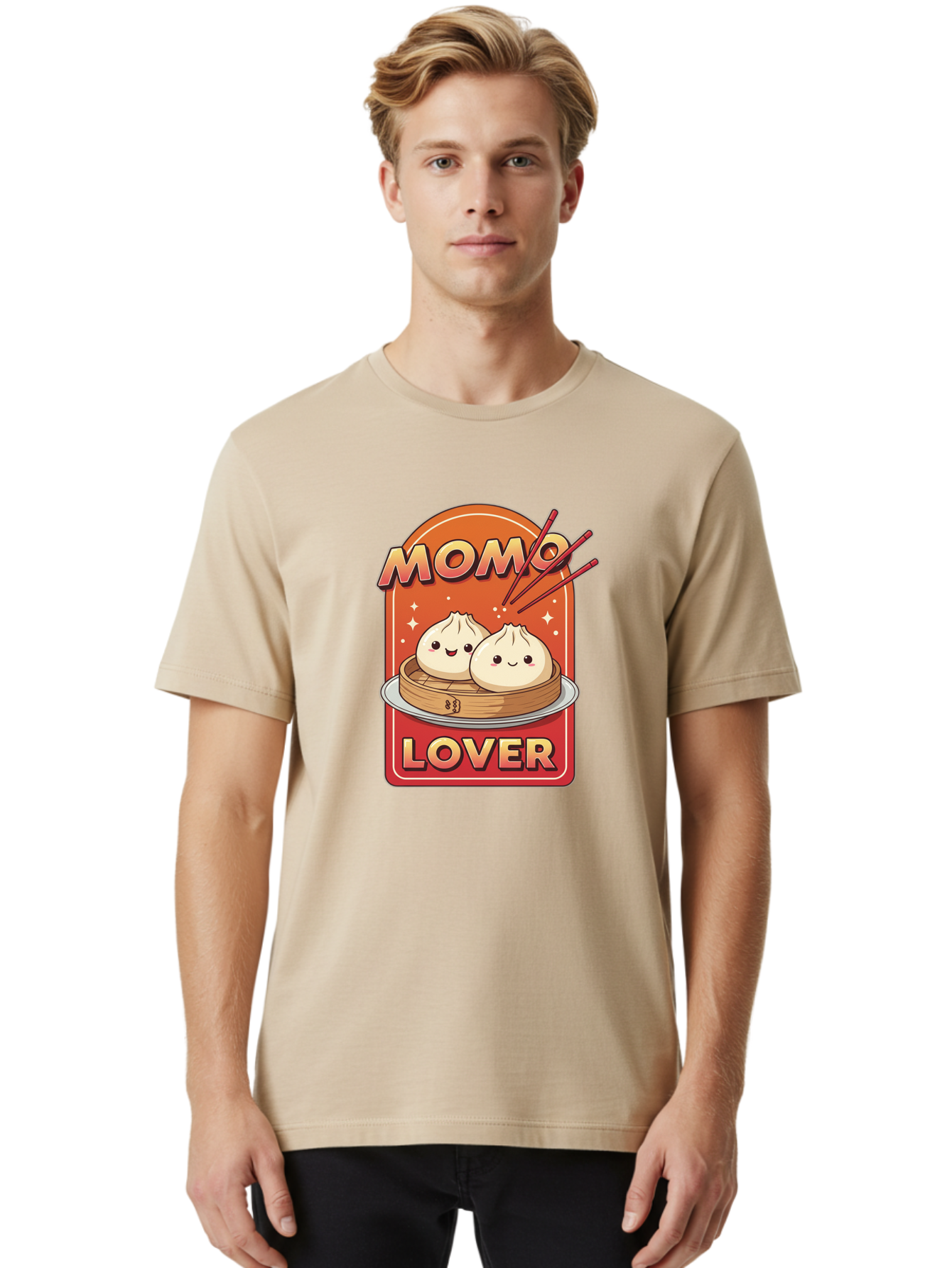 Momo-Lover-1 Men'S Graphic Tee, 100% Cotton, Comfortable Casual Summer Wear, Machine Washable, Vintage Camera, Old Camera, Antique Camera, Black Camera, Classic Photography, Photography Equipment, Nostalgic Device, Film Camera, Camera Art Baf220