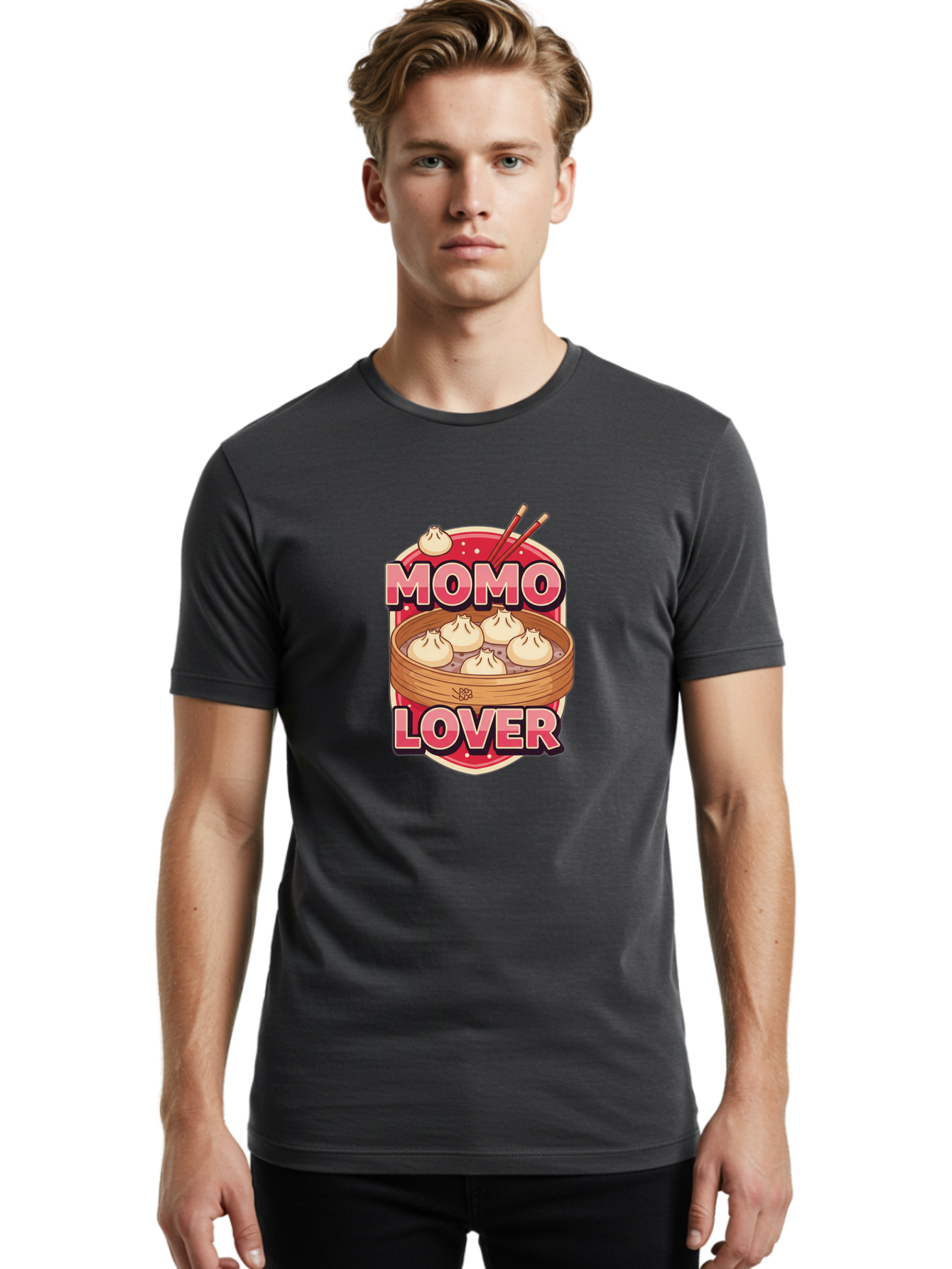 Momo-Lover-3 Men'S Graphic Tee, 100% Cotton, Comfortable Casual Summer Wear, Machine Washable, Vintage Camera, Old Camera, Antique Camera, Black Camera, Classic Photography, Photography Equipment, Nostalgic Device, Film Camera, Camera Art Baf222
