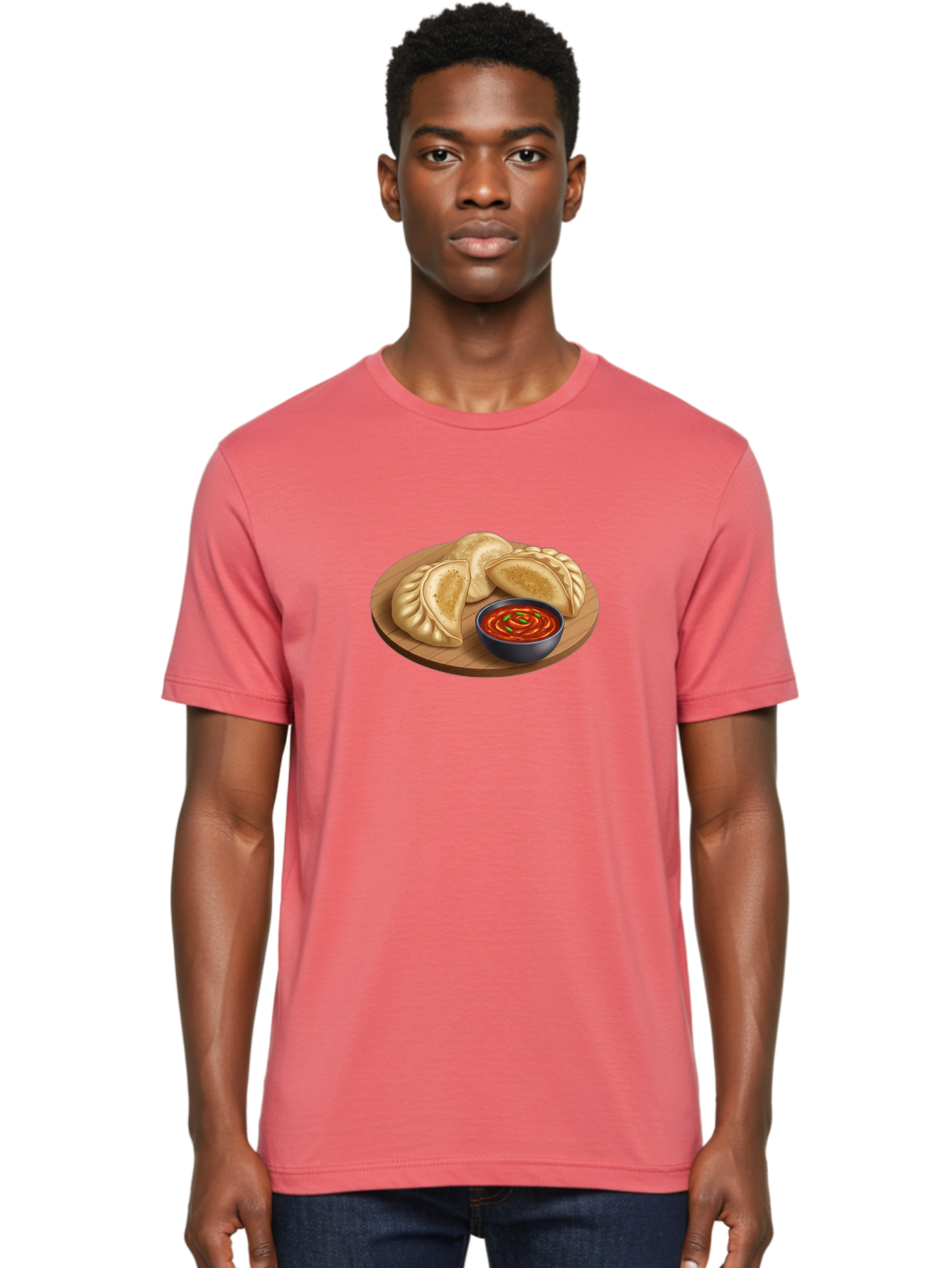 Momos-With-Red-Sauce-1 Men'S Graphic Tee, 100% Cotton, Comfortable Casual Summer Wear, Machine Washable, Vintage Camera, Old Camera, Antique Camera, Black Camera, Classic Photography, Photography Equipment, Nostalgic Device, Film Camera, Baf226