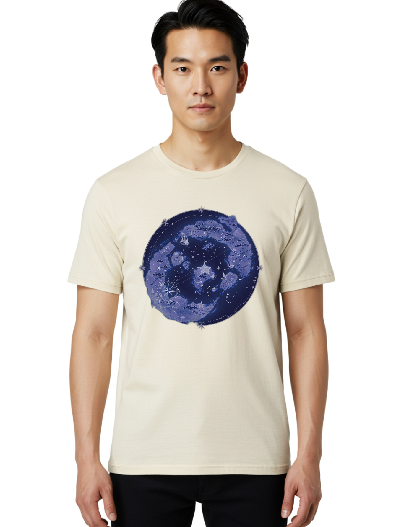 Moon-Map Men'S Graphic Tee, 100% Cotton, Comfortable Casual Summer Wear, Machine Washable, Vintage Camera, Old Camera, Antique Camera, Black Camera, Classic Photography, Photography Equipment, Nostalgic Device, Film Camera, Camera Art Baf232