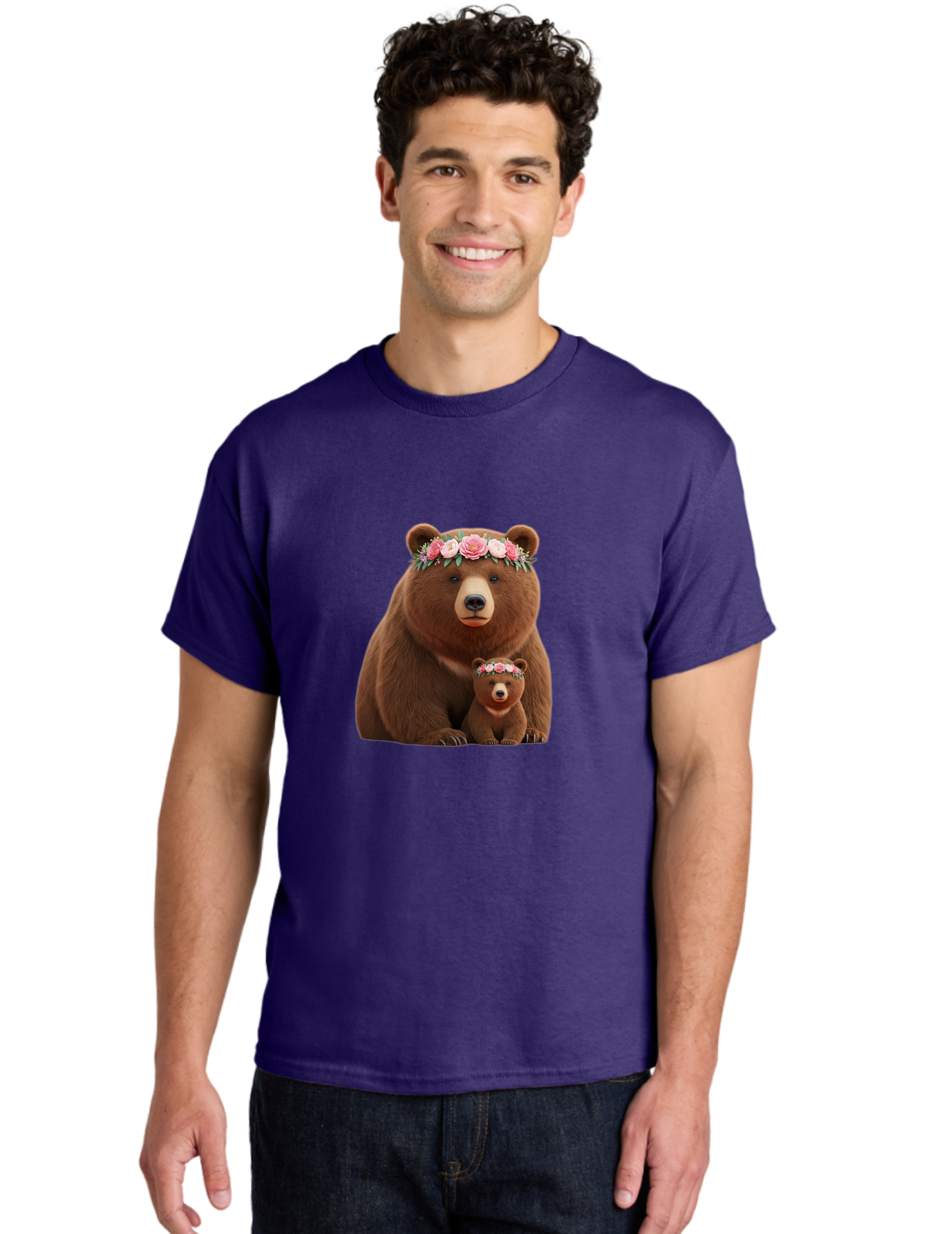 Mother-Bear-Cub Men'S Graphic Tee, 100% Cotton, Comfortable Casual Summer Wear, Machine Washable, Vintage Camera, Old Camera, Antique Camera, Black Camera, Classic Photography, Photography Equipment, Nostalgic Device, Film Camera, Camera Art Baf233