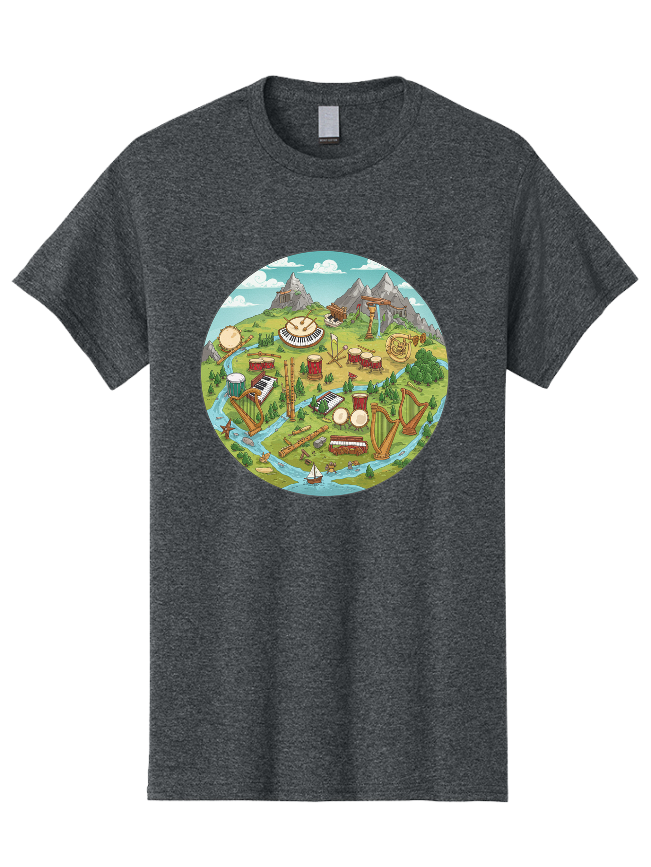 Music-Instruments-Landscape Men'S Graphic Tee, 100% Cotton, Comfortable Casual Summer Wear, Machine Washable, Vintage Camera, Old Camera, Antique Camera, Black Camera, Classic Photography, Photography Equipment, Nostalgic Device, Film Camera, Baf236